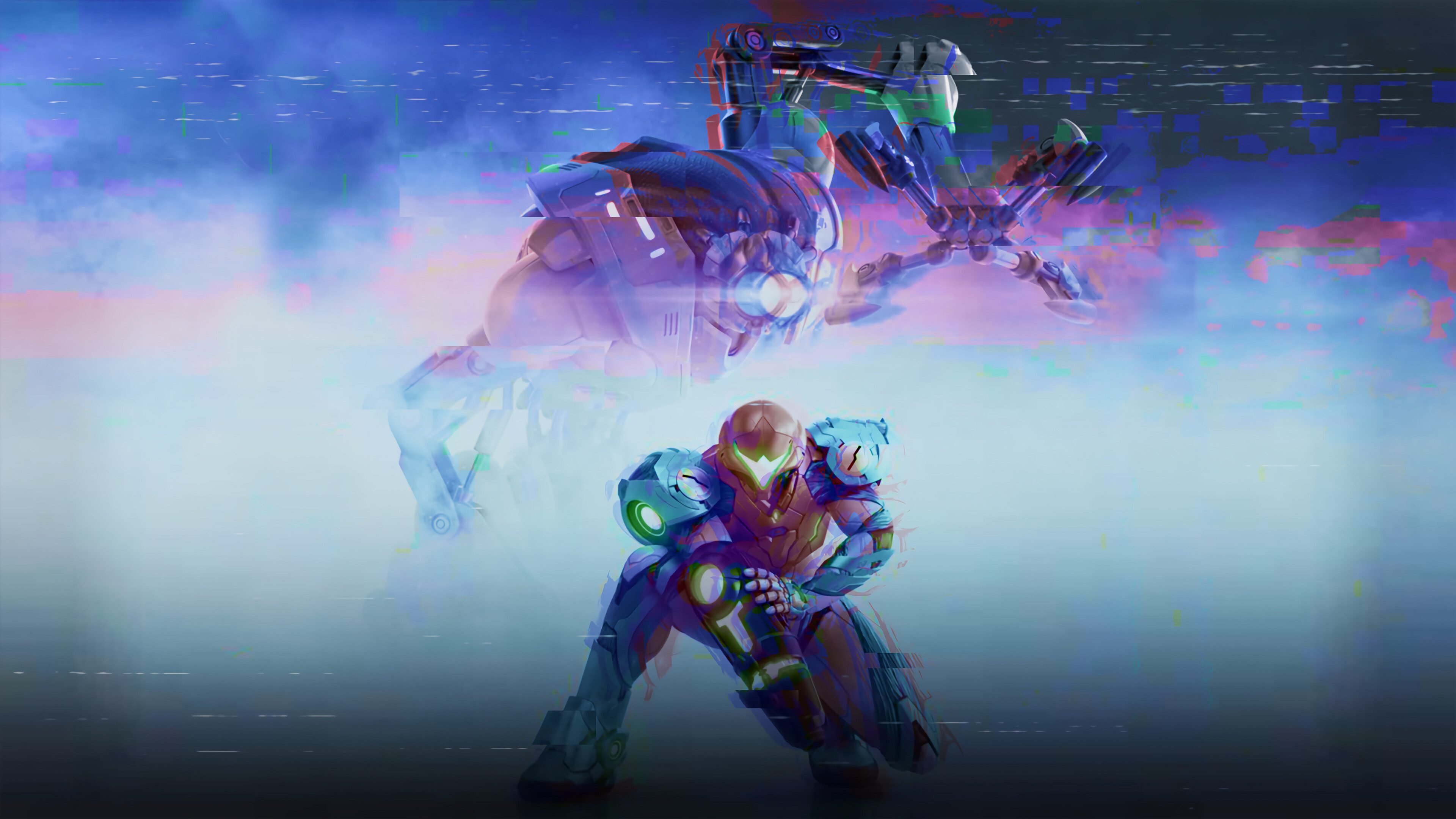Metroid Dread: An action-adventure video game developed by Nintendo and MercurySteam. 3840x2160 4K Wallpaper.