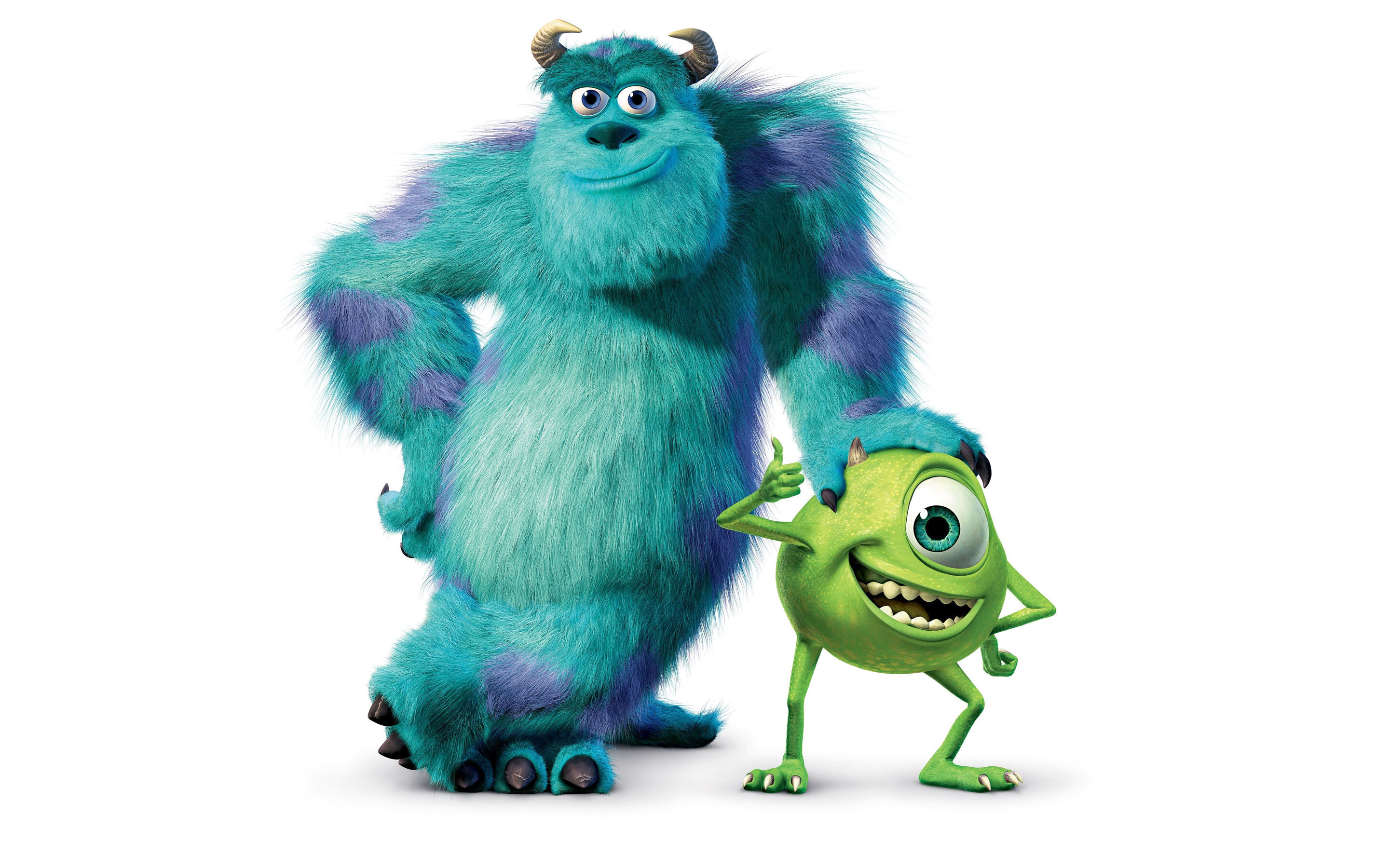 Monsters, Inc.: A team of monster scarers led by Sulley and his wisecracking best friend Mike. 2880x1800 HD Background.