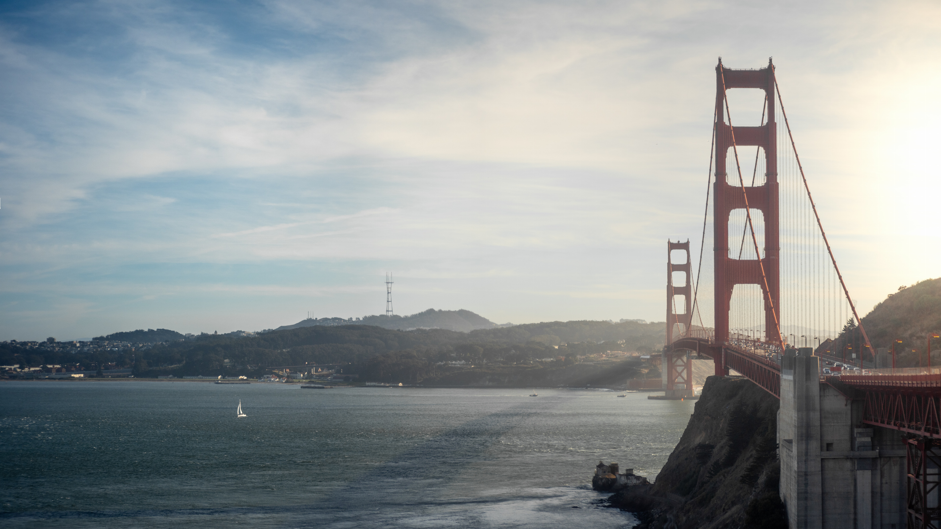 Golden Gate Bridge, Cityscape beauty, Urban wallpapers, Landmark attraction, 3840x2160 4K Desktop