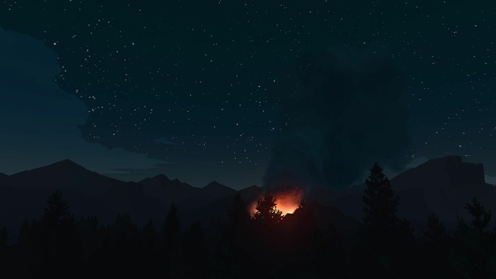 Firewatch: A story-driven adventure game that was developed by Campo Santo. 1920x1080 Full HD Wallpaper.