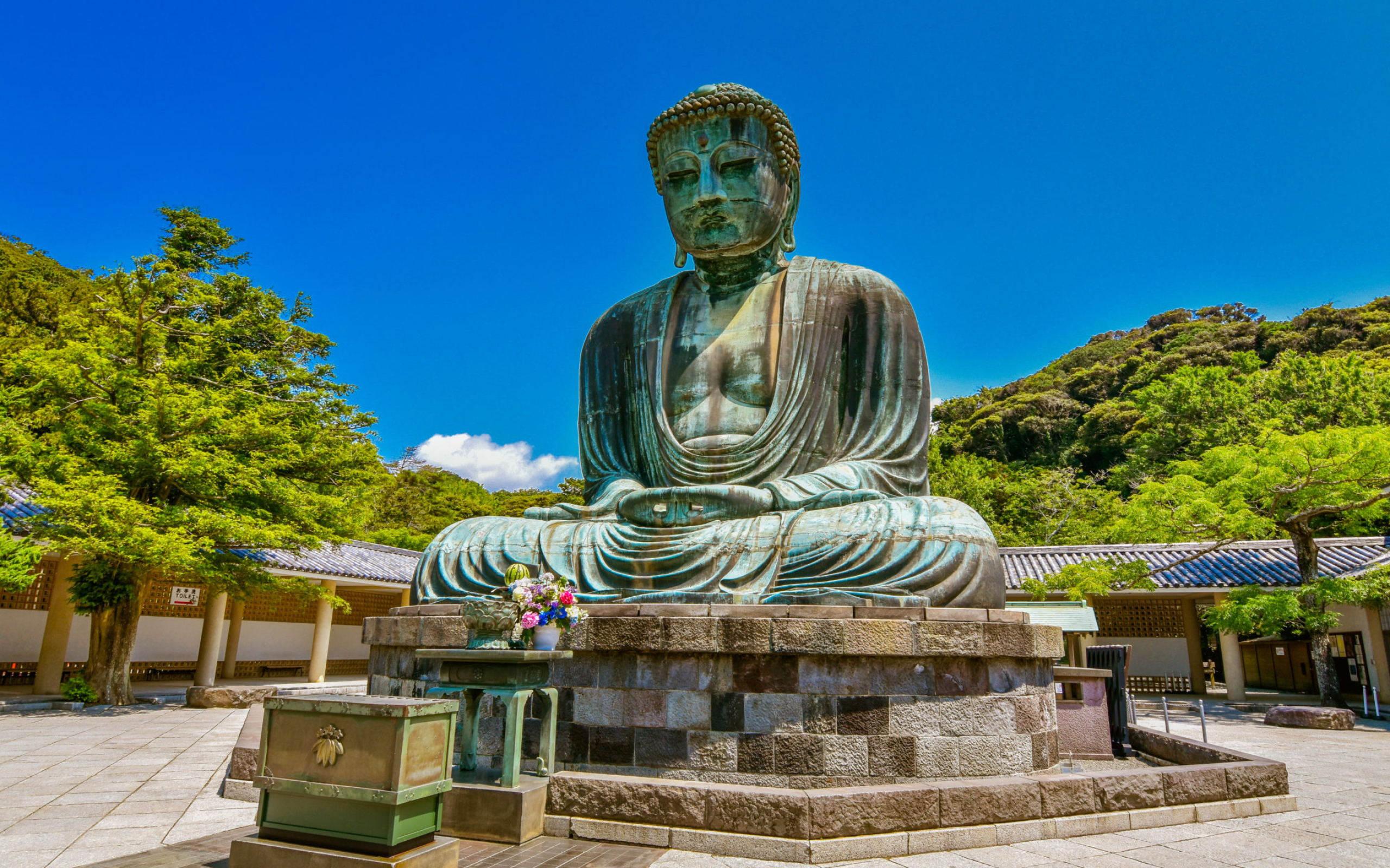 Great Buddha of Kamakura, Shooting soulbank, 2560x1600 HD Desktop