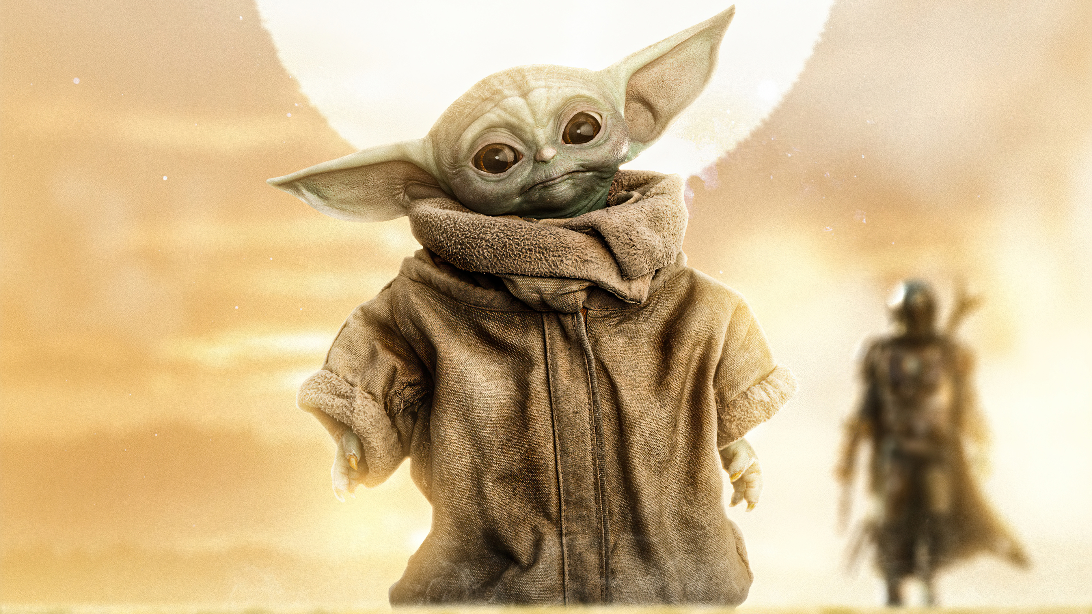 Baby Yoda, Grogu, Star Wars, HD Wallpaper, 3790x2130 HD Desktop