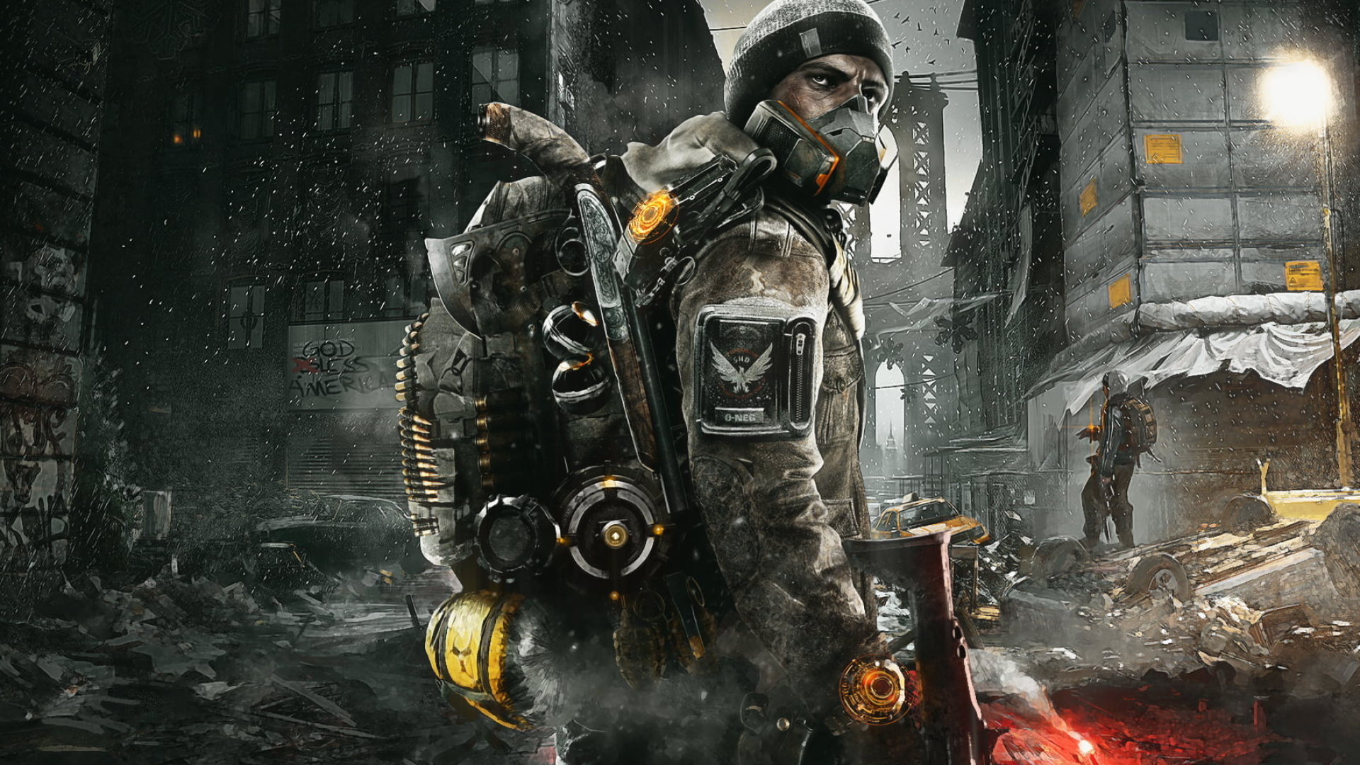 Tom Clancy's The Division, Soldier illustration, Tactical warfare, 1920x1080 Full HD Desktop