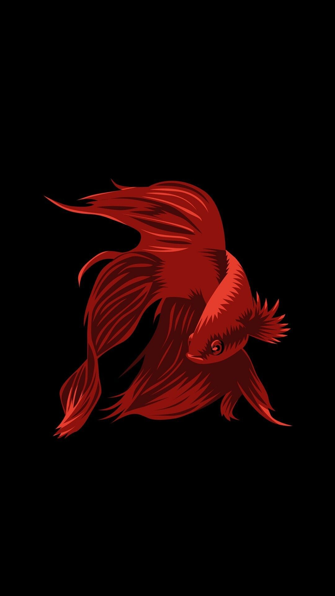 Fish: Aquatic cold-blooded vertebrates found both at sea and in freshwater. 1080x1920 Full HD Background.