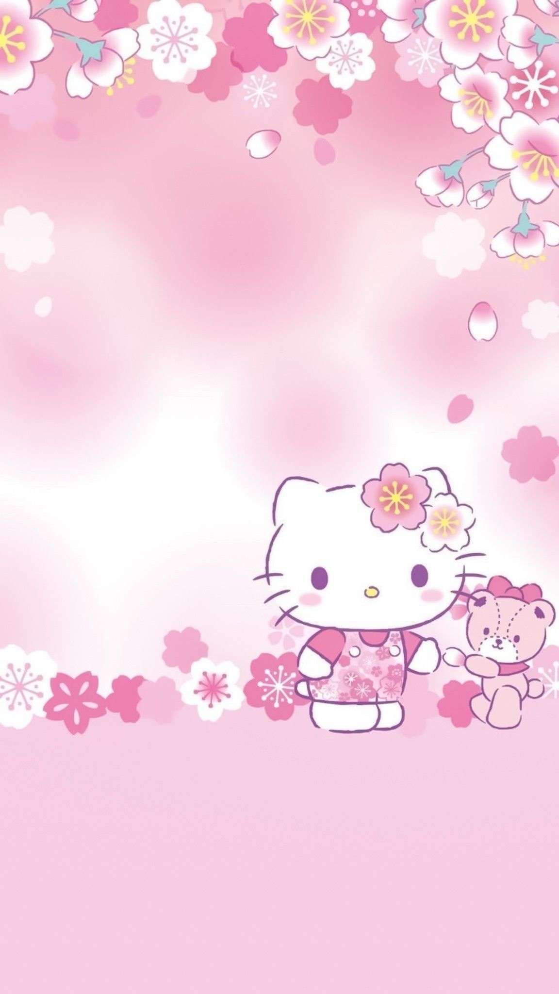 Hello Kitty Spring, Hello Kitty images, Hello Kitty wallpapers, Hello Kitty fanart, 1160x2050 HD Handy