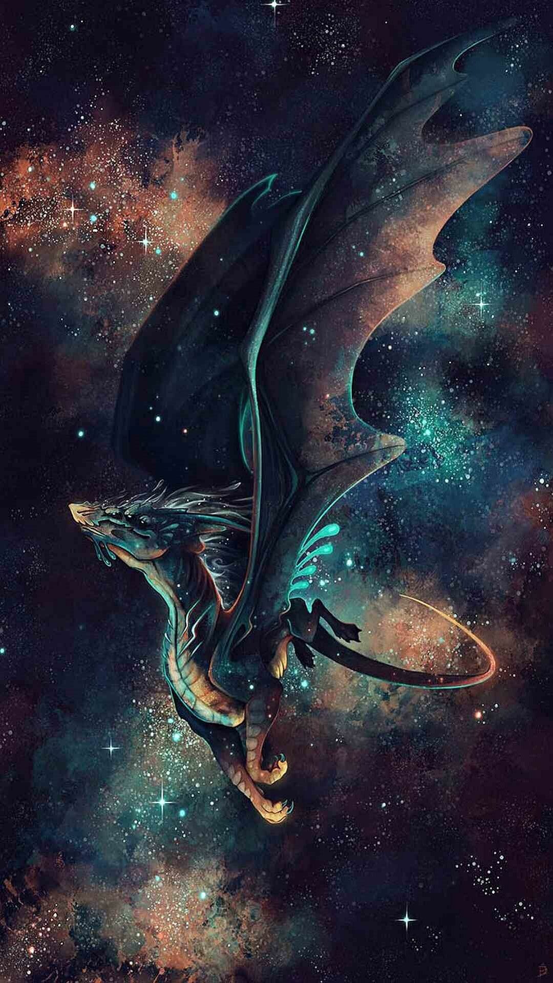 Dragon: Believed by the Chinese to present power, excellence and determination, dignity and divinity. 1080x1920 Full HD Background.
