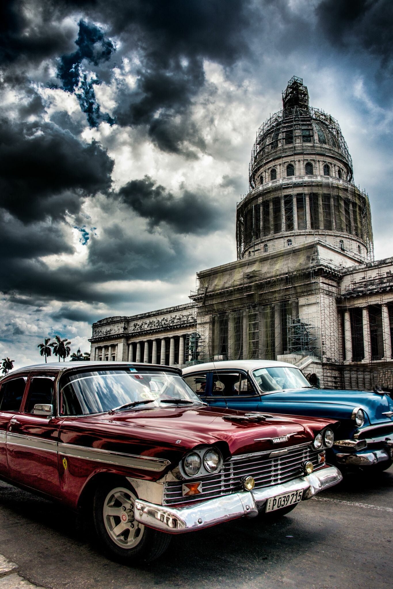 Cuba: Havana Capitol, The country is located west of Hispaniola (Haiti/Dominican Republic). 1370x2050 HD Background.