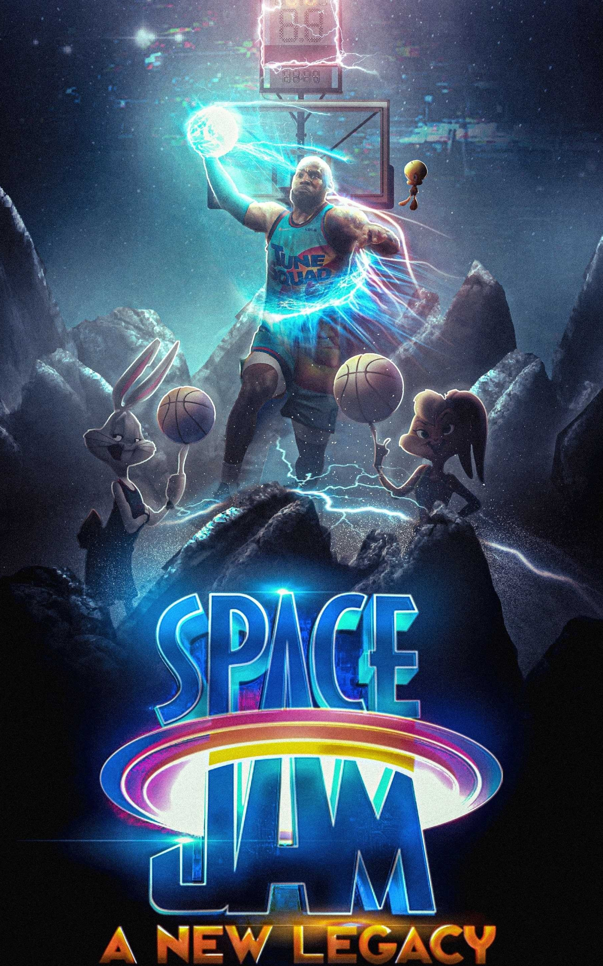 Space Jam: A New Legacy, Phone wallpapers, Fun and vibrant, Jam-packed with characters, 2000x3200 HD Phone