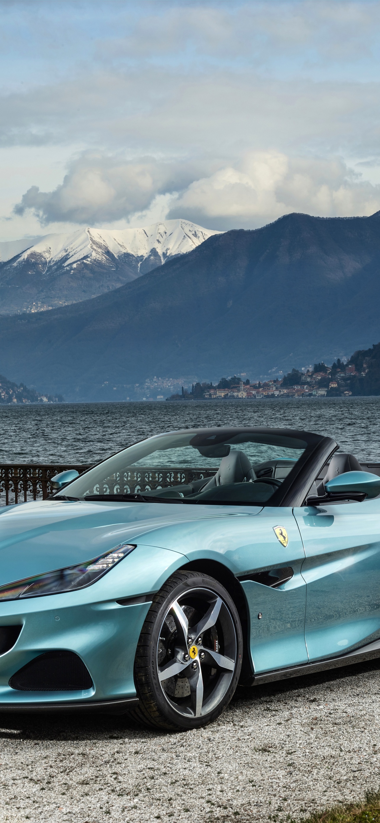 Ferrari Portofino M, iPhone wallpapers, High-quality images, Luxury sports car, 1290x2780 HD Phone