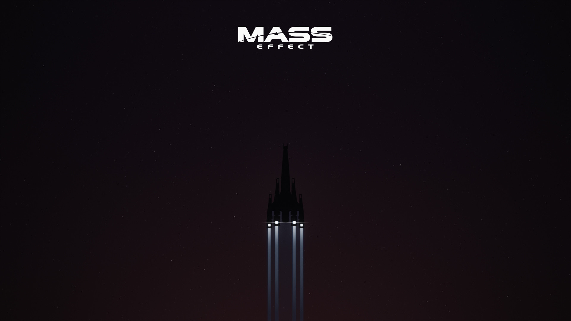 Mass Effect, Minimalist art, Captivating gaming wallpapers, Stunning graphics, 1920x1080 Full HD Desktop