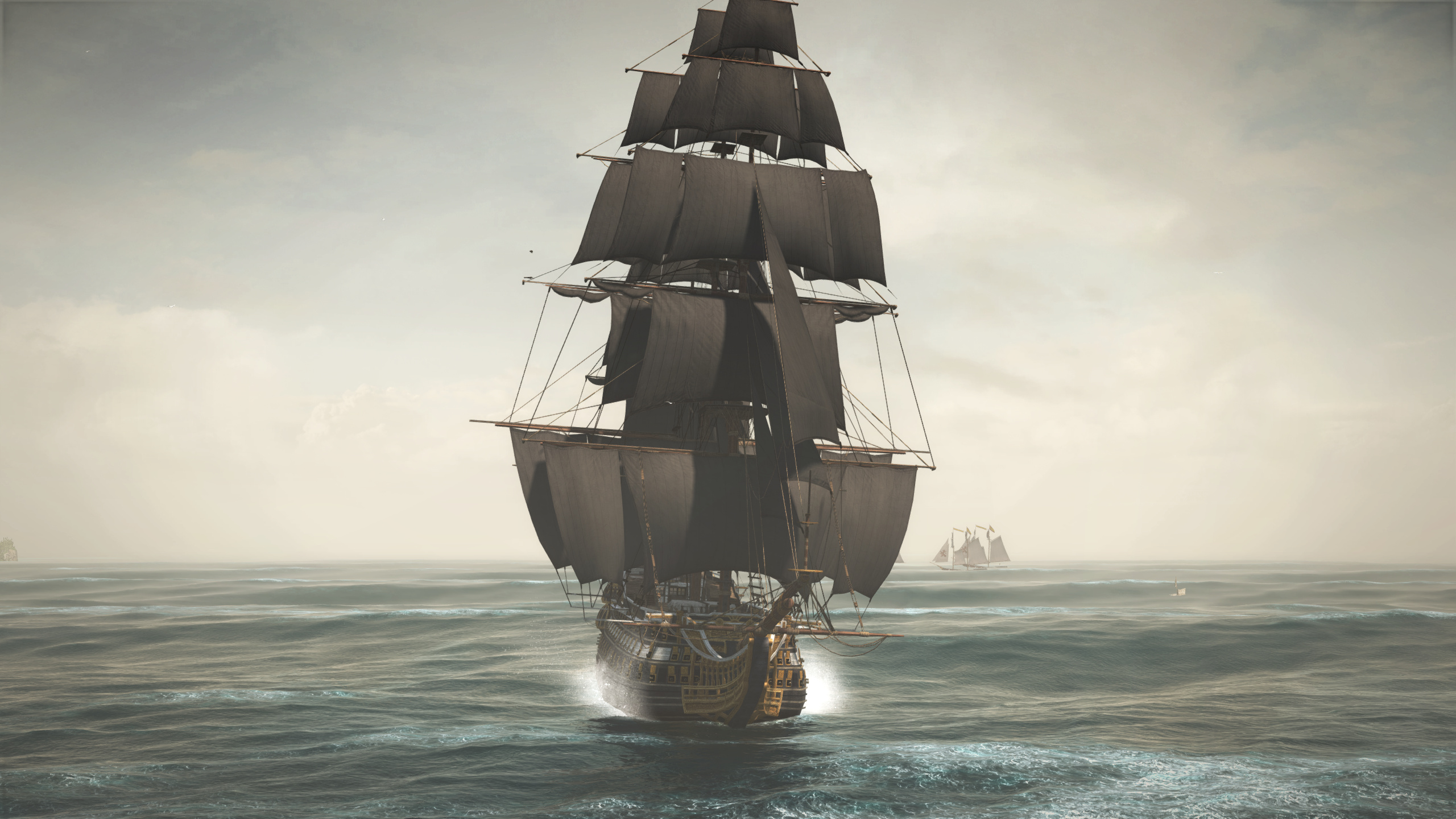 Jackdaw Ship, HMS Fearless, Assassins Creed IV Black Flag, 2560x1440 HD Desktop