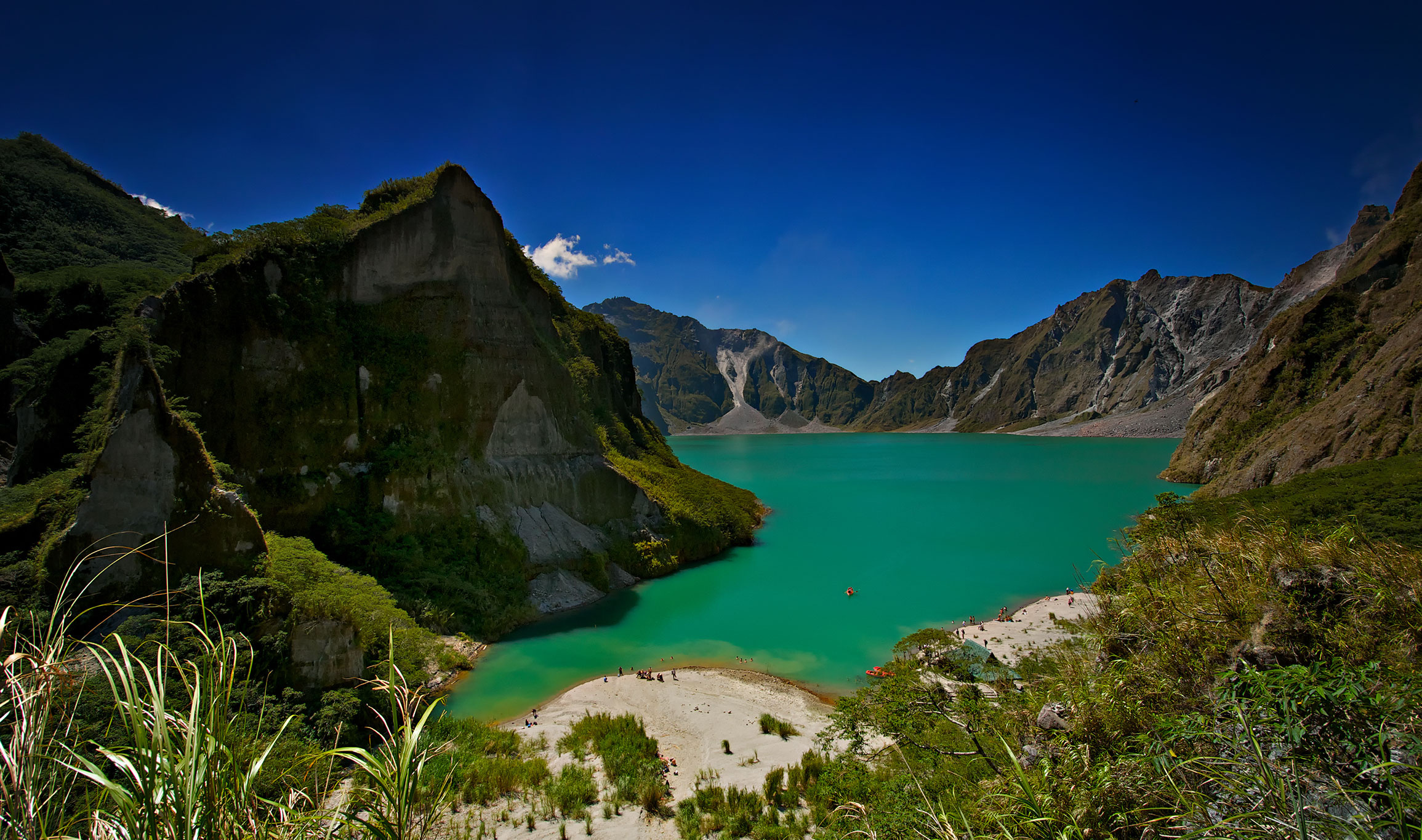 Mount Pinatubo, Philippines with Manila, 2310x1370 HD Desktop