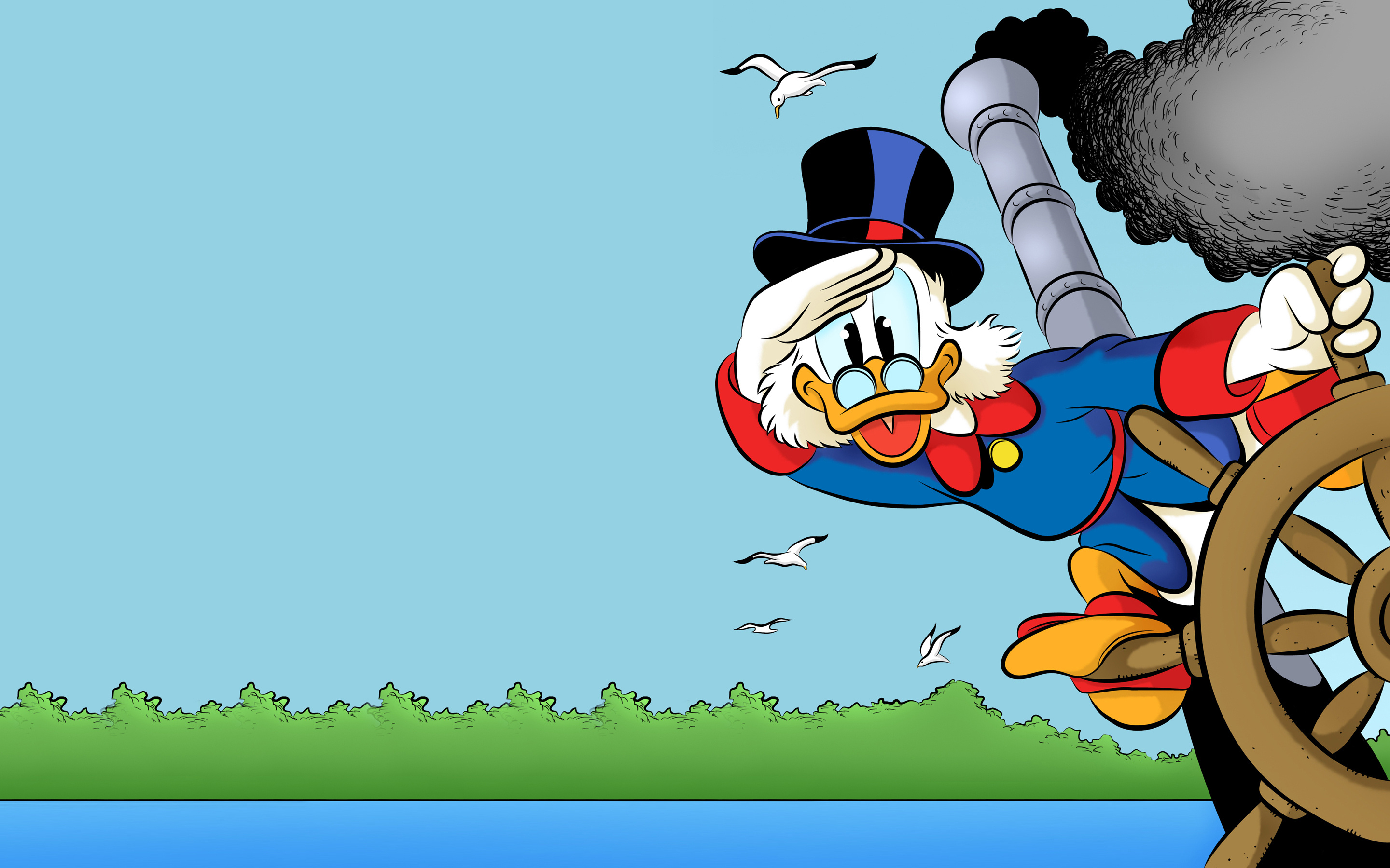 Scrooge McDuck, Animation, Wallpaper and backgrounds, 2880x1800 HD Desktop