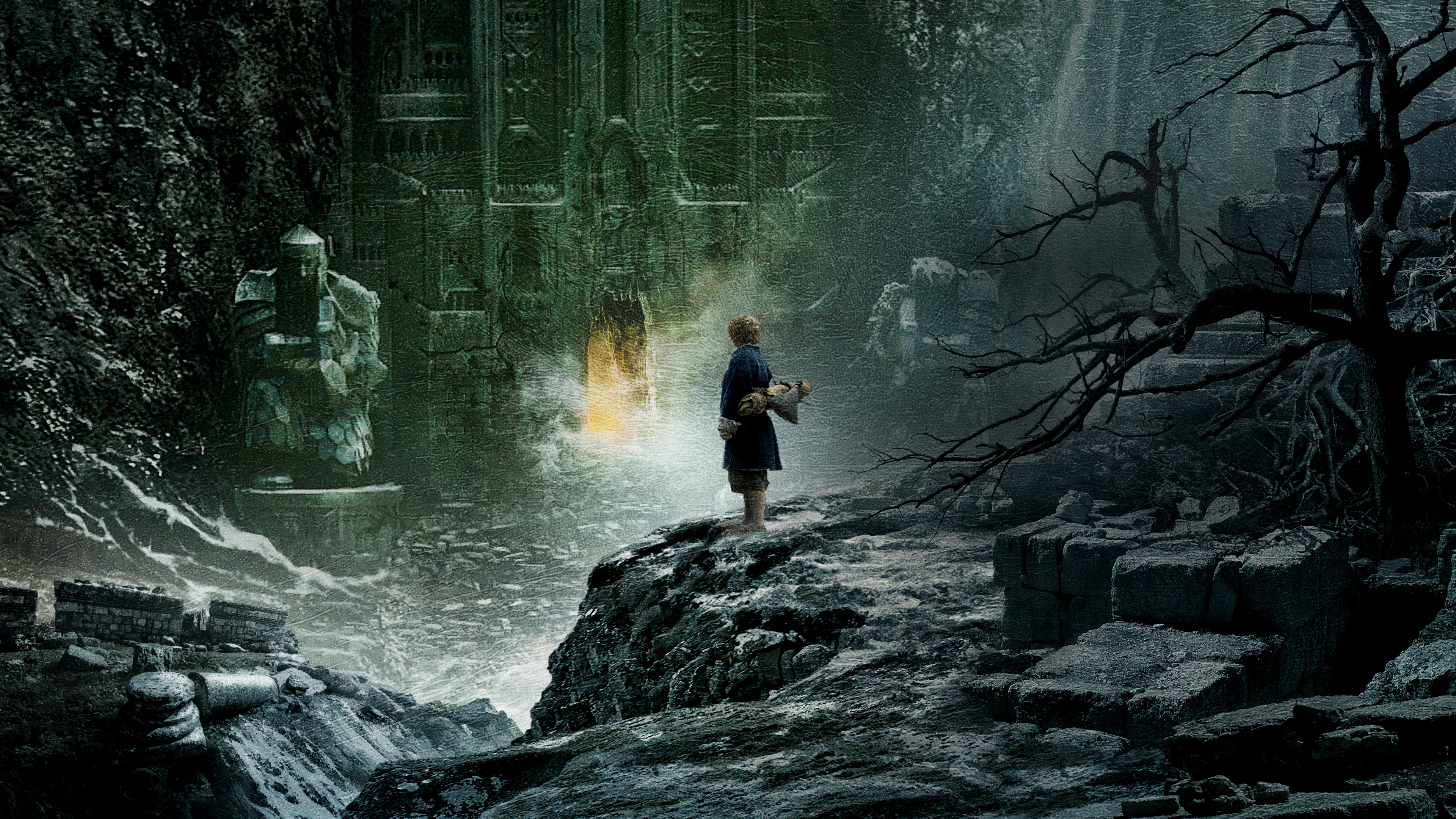 The Hobbit (Movie): The Desolation Of Smaug, The sequel to 2012's An Unexpected Journey. 3840x2160 4K Wallpaper.