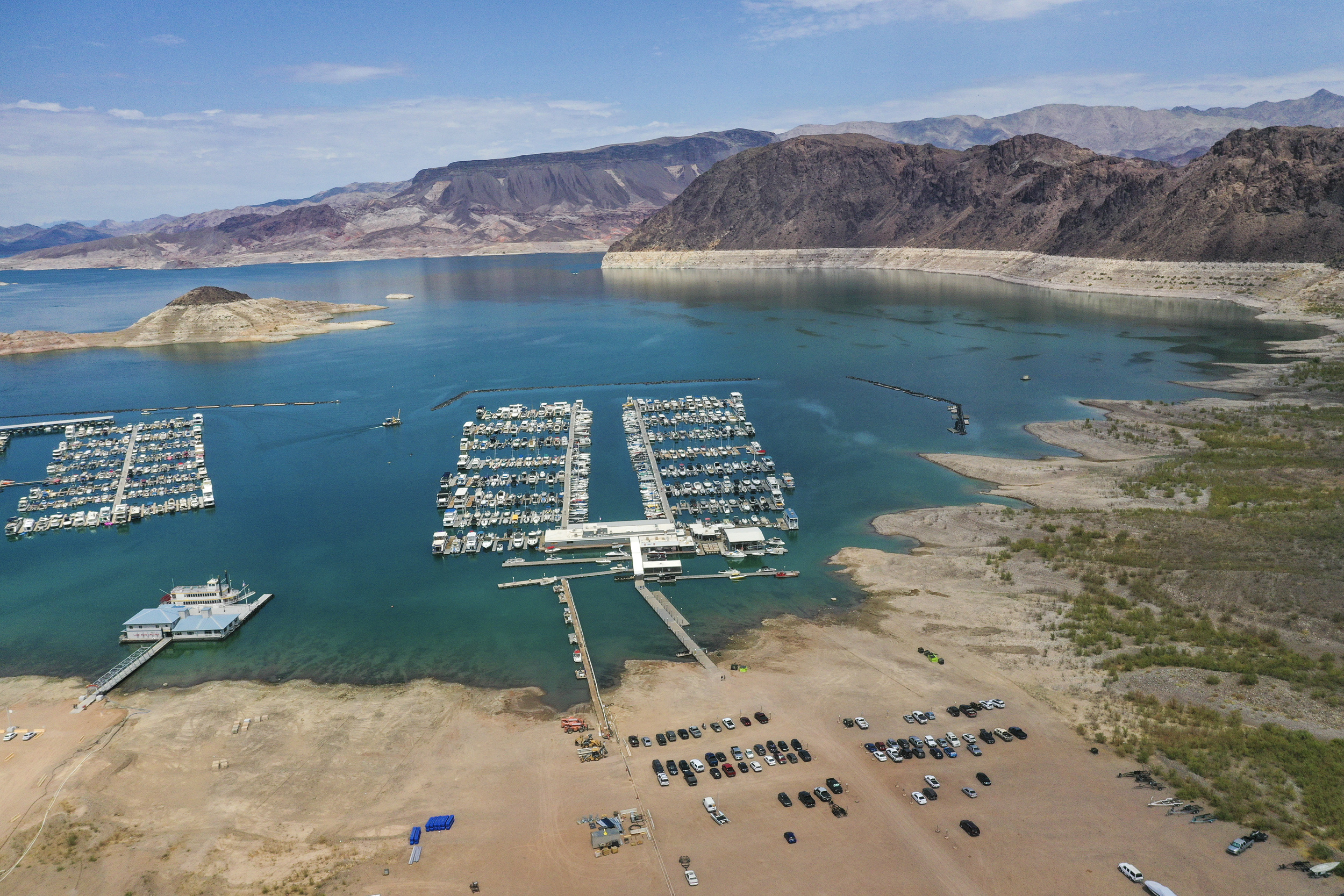 Lake Mead, Water conservation plan, Historic decline reversal, Travels to remember, 2500x1670 HD Desktop