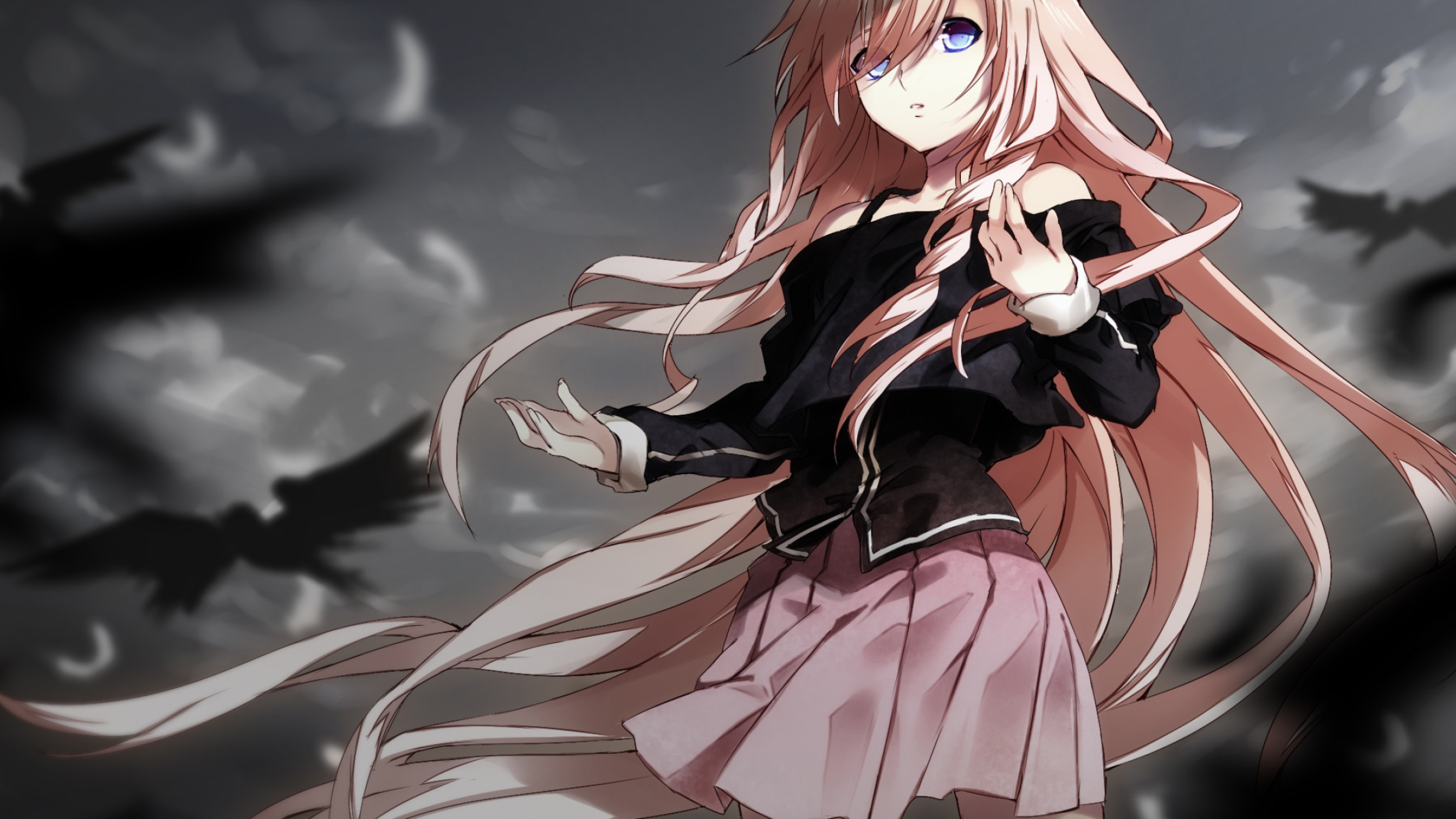 IA Vocaloid, Melodious tunes, Digital songstress, Anime character, 2500x1410 HD Desktop