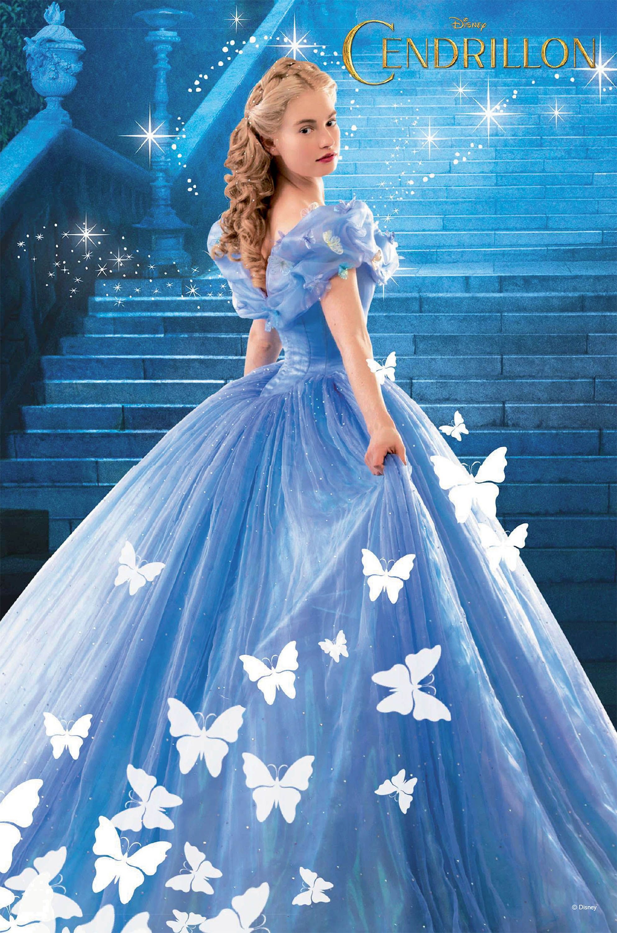 Lily James, Disney Cinderella Dresses, 1990x3000 HD Handy