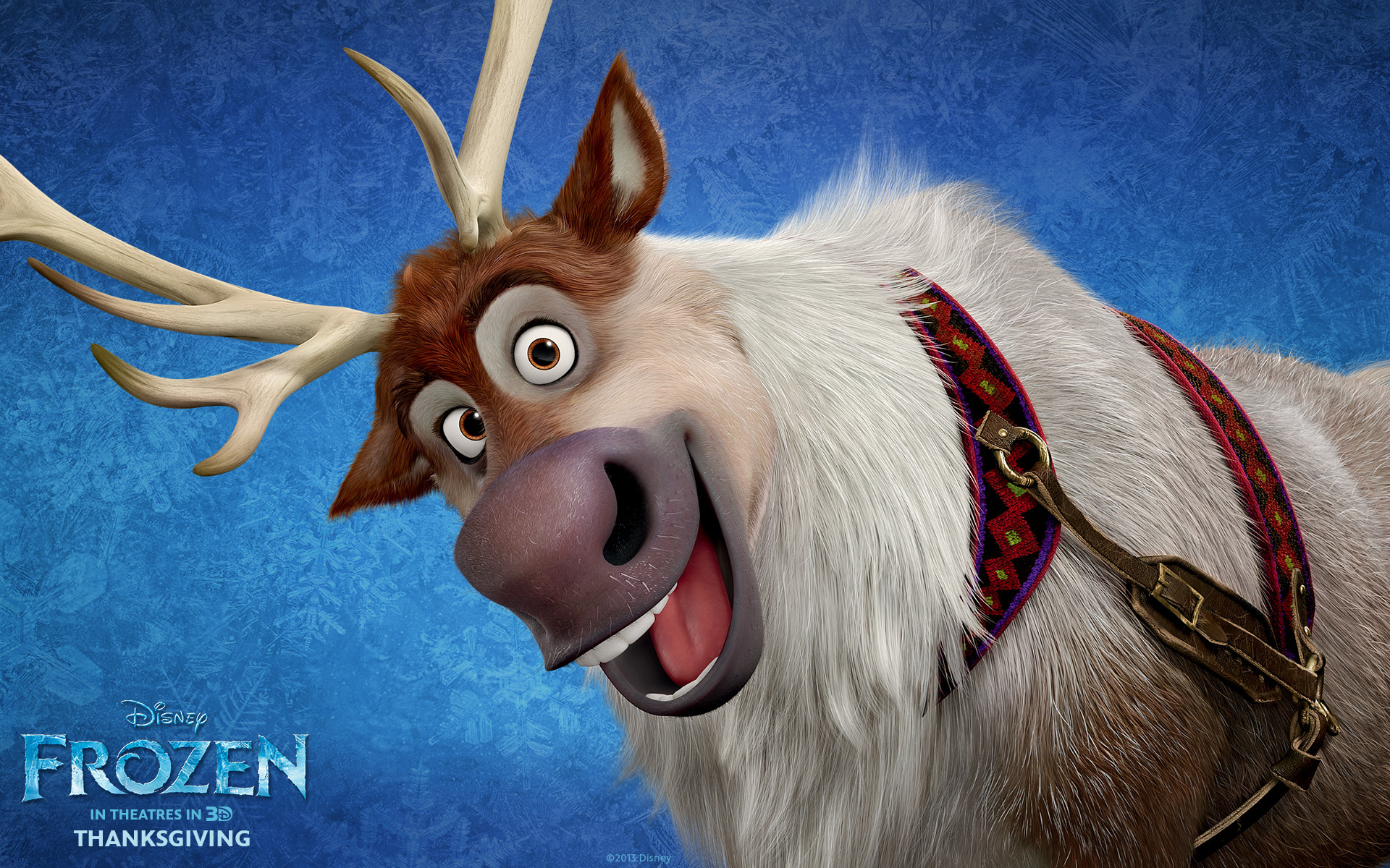 Sven, Frozen Animation, Disney Movies, Character, 1920x1200 HD Desktop