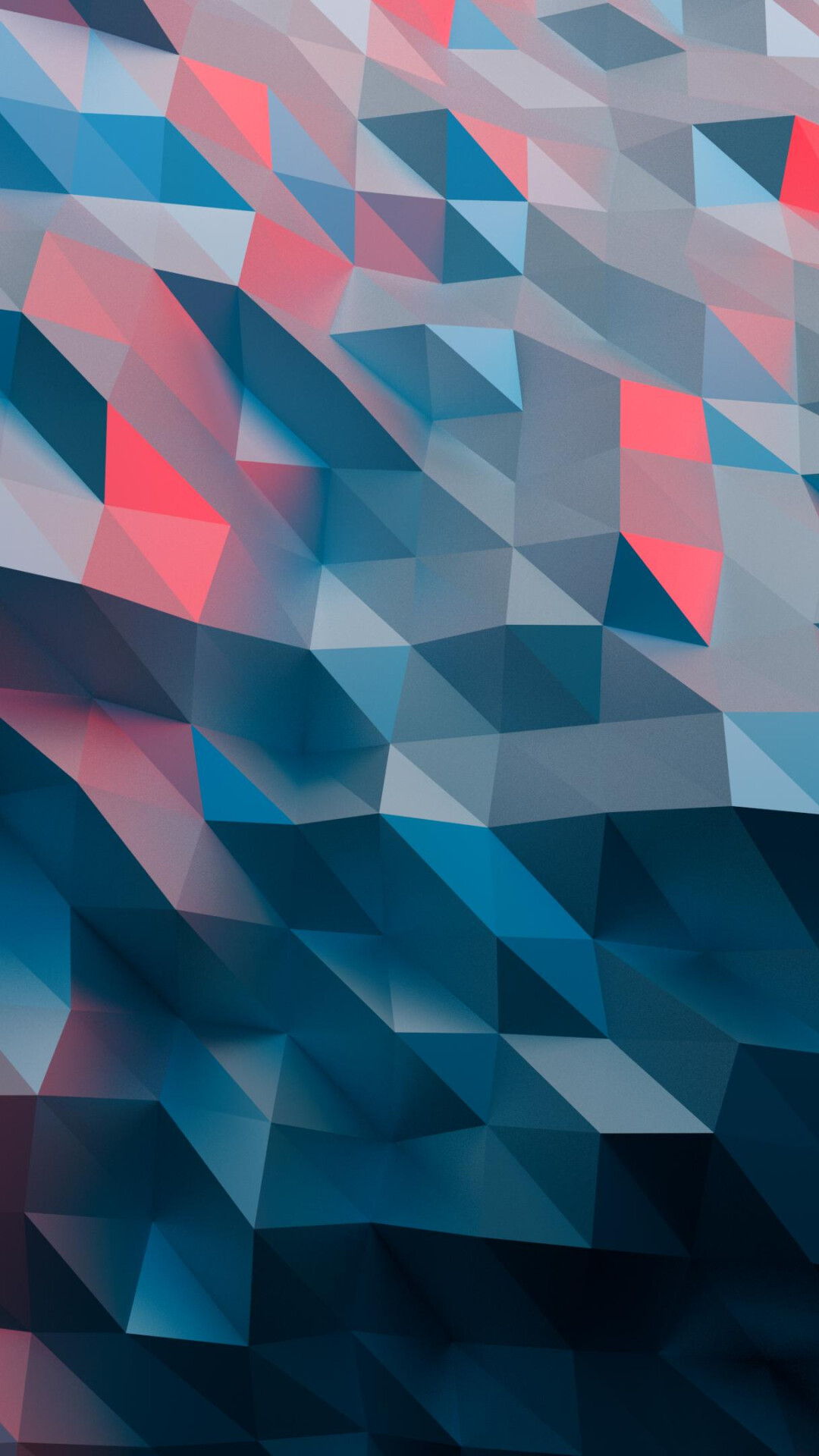 Geometric Abstract: Hexagons, Parallelograms, Acute angles, Trapezoids. 1080x1920 Full HD Wallpaper.