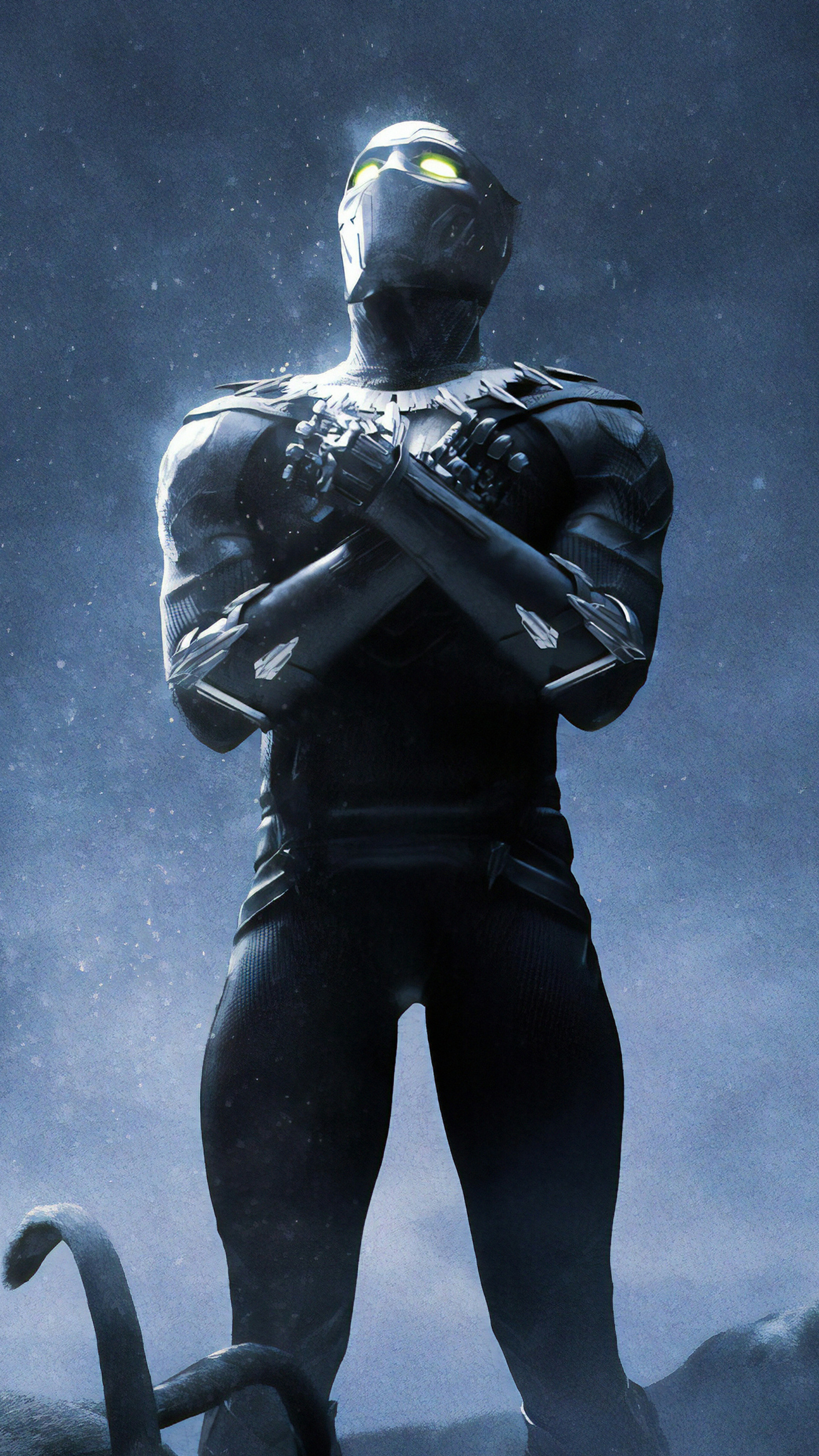 Black Panther: Wakanda Forever: Directed by Ryan Coogler, who co-wrote the screenplay with Joe Robert Cole. 2160x3840 4K Background.