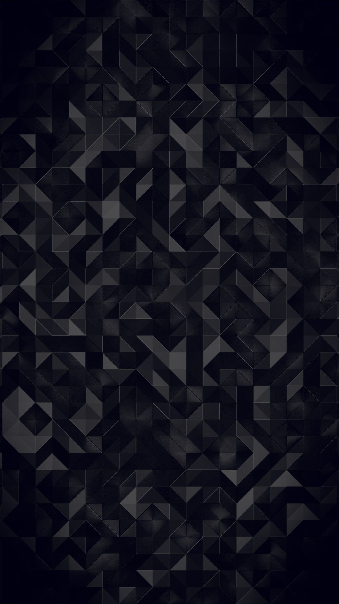 Triangle: Dark polygons, Rhombus, Diamonds, Squares. 1440x2560 HD Background.