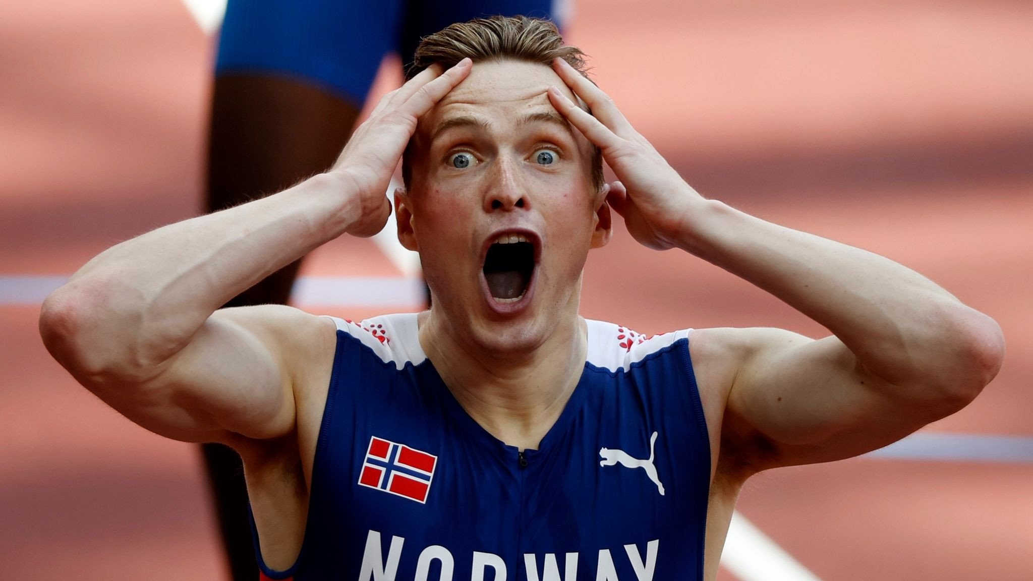 Karsten Warholm, Olympic athletics moments, Memorable highlights, 2050x1160 HD Desktop