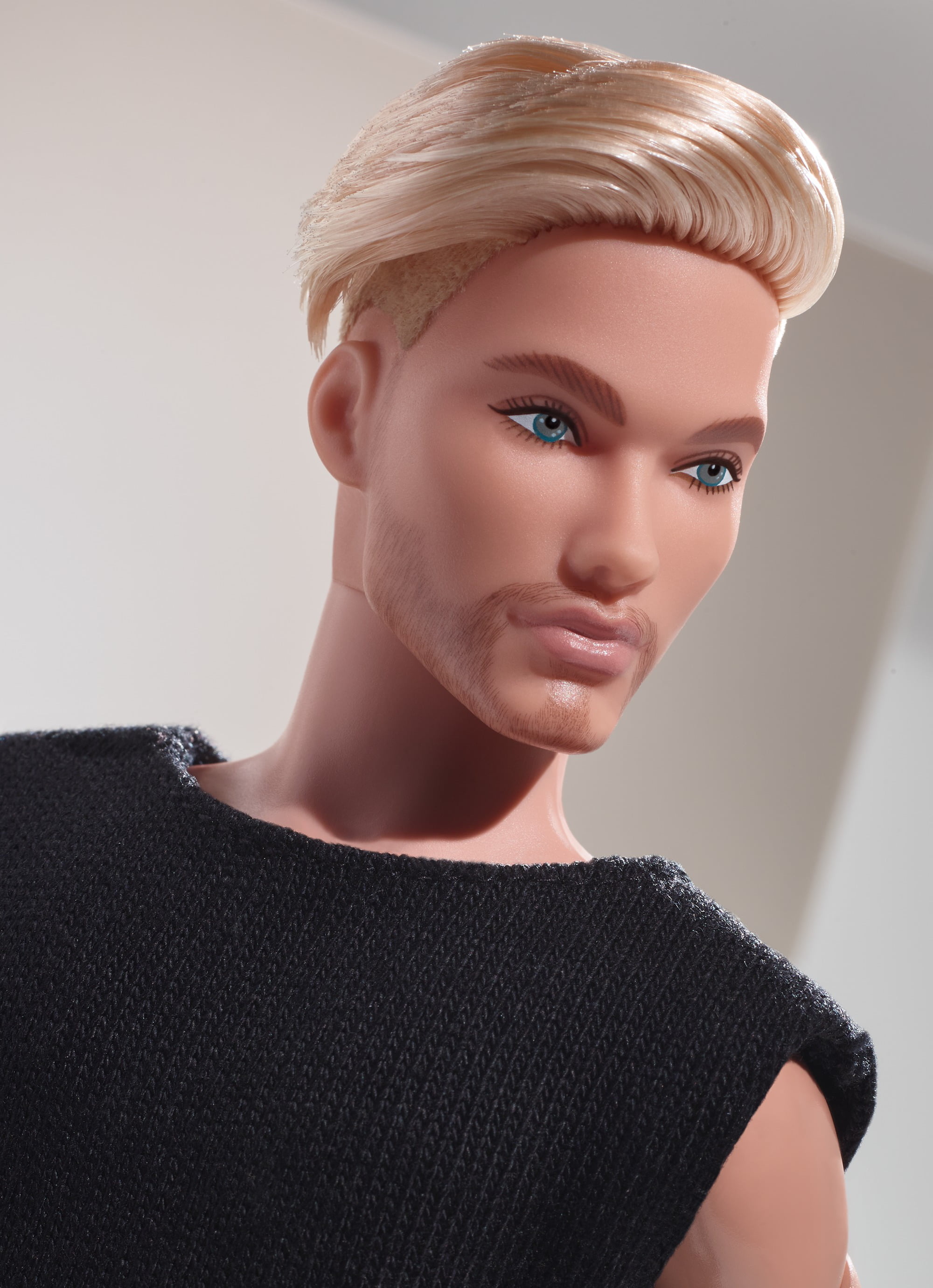 Ken Doll, Signature posable toy, Blonde look, Facial hair style, 2000x2770 HD Phone