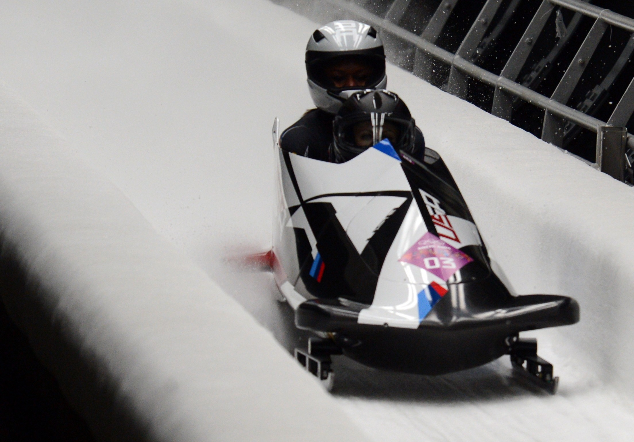 Bobsleigh: Elana Meyers and Lauryn Williams during the women's bobsled heats at the Sochi 2014. 2210x1540 HD Wallpaper.