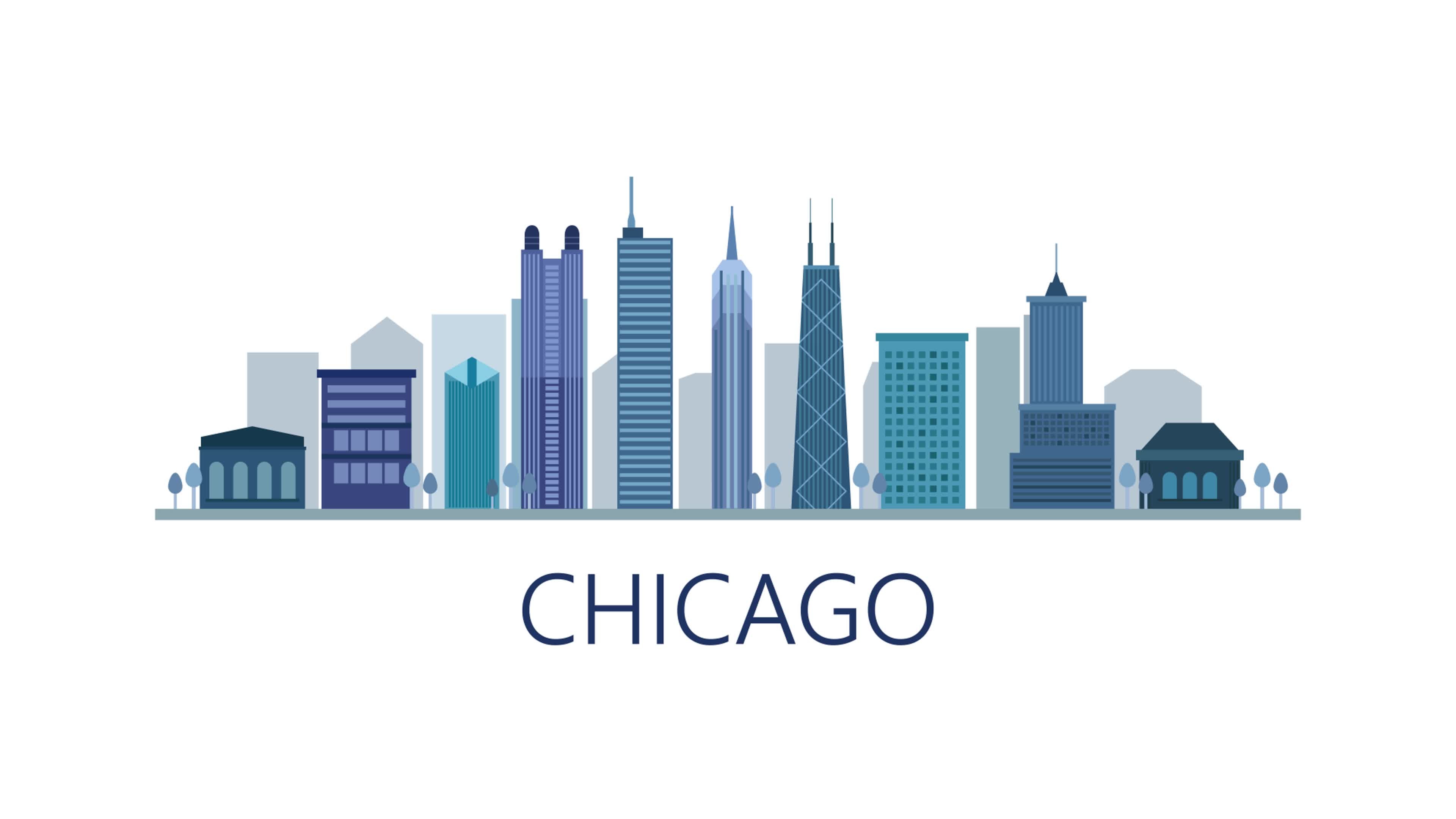 Chicago Skyline, Travels, Background video, 3840x2160 4K Desktop
