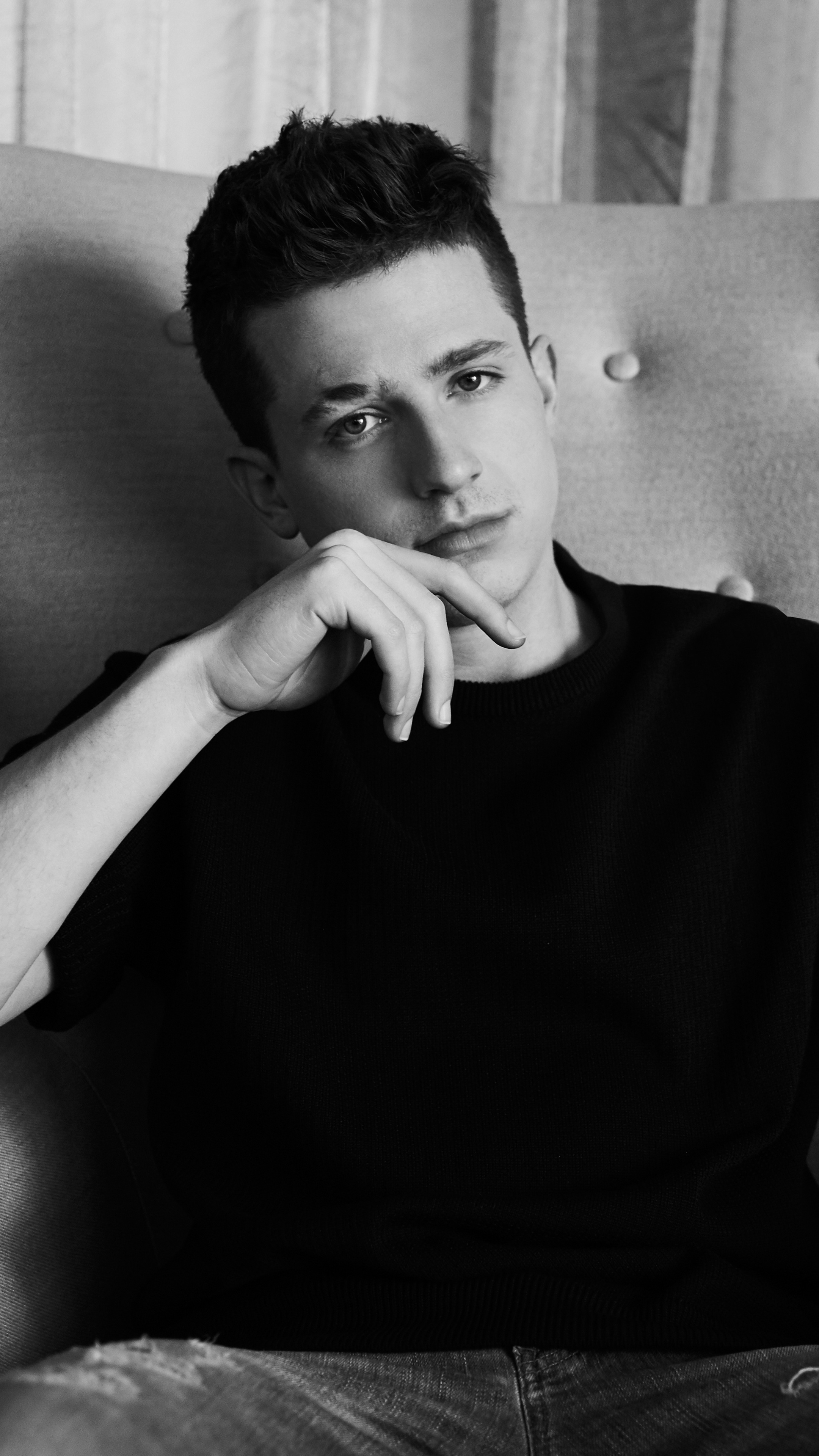 Charlie Puth: His second studio album, Voicenotes (2018), peaked at number 4 on the Billboard 200. 2160x3840 4K Wallpaper.
