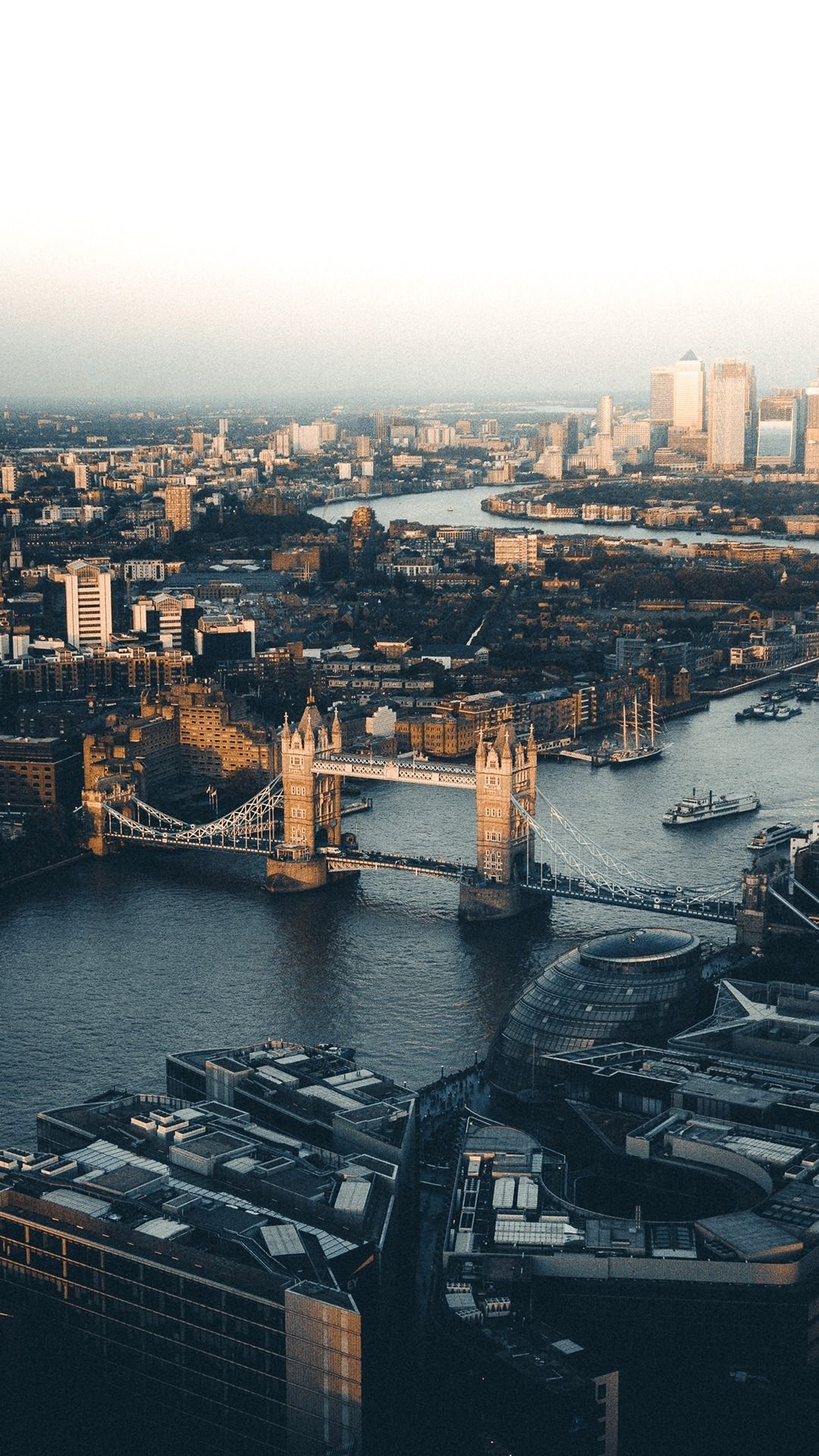 London Skyline, City of London, Urban landscape, British capital, 1080x1920 Full HD Handy