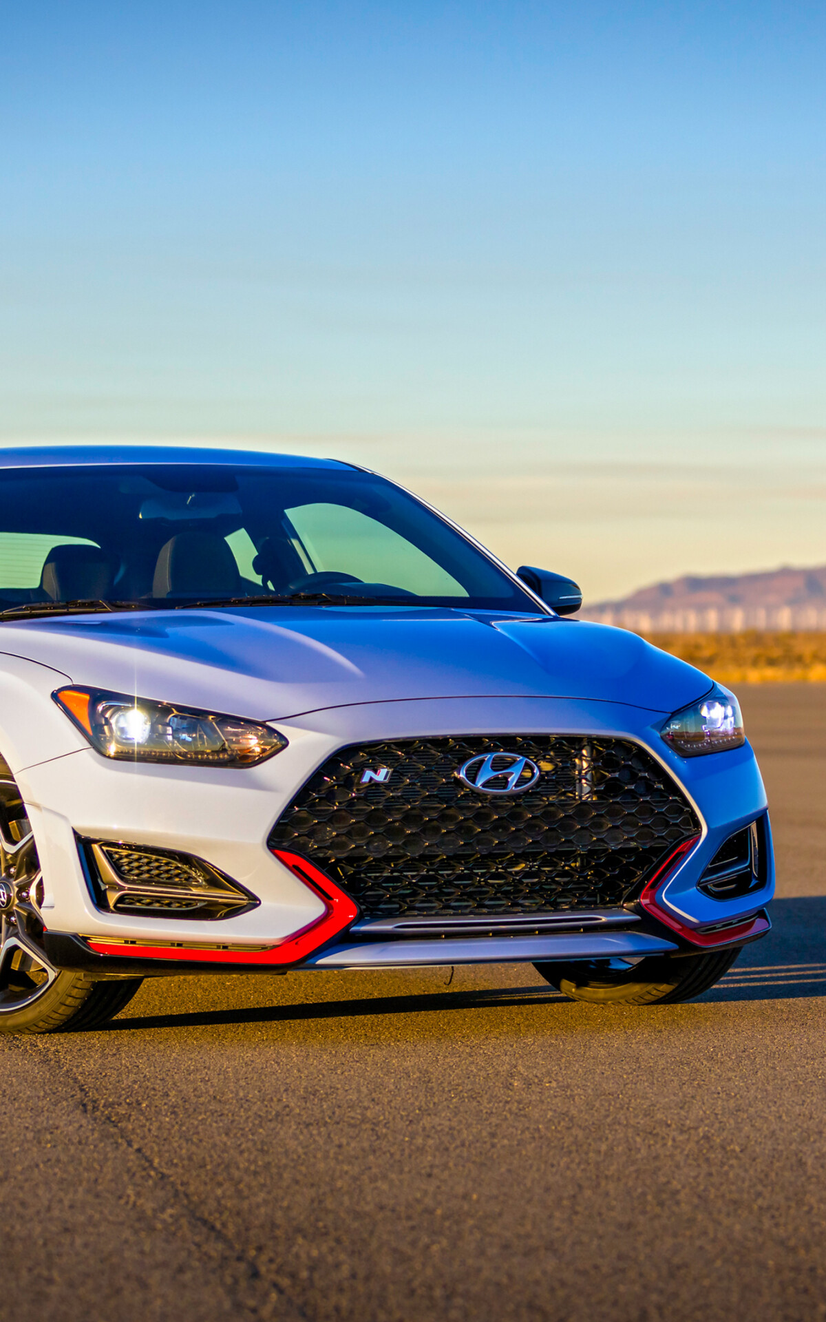 Hyundai: 2018 Veloster N model, The company's V8 Tau engine received 2009 Ward's 10 Best Engines award. 1200x1920 HD Wallpaper.