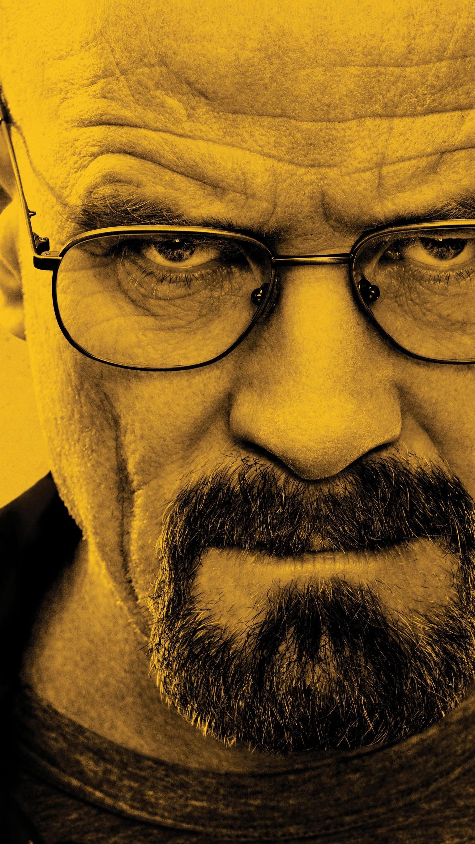 Bryan Cranston: Breaking Bad, An underpaid, overqualified, and dispirited high-school chemistry teacher. 1540x2740 HD Background.