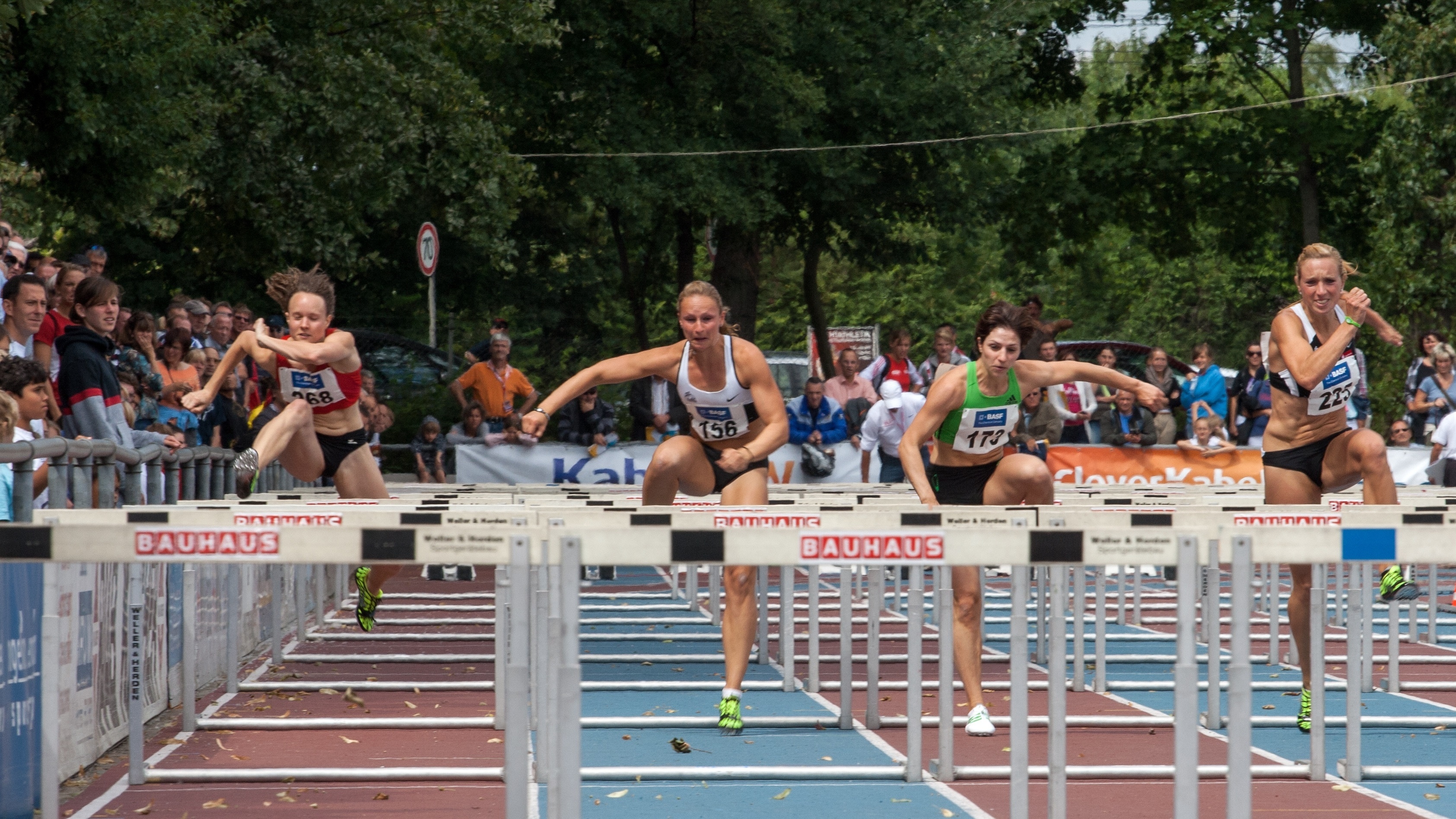 Hurdling: 100 meters hurdles, Track and field athletics, Running competition, Hurdle race. 3370x1900 HD Wallpaper.