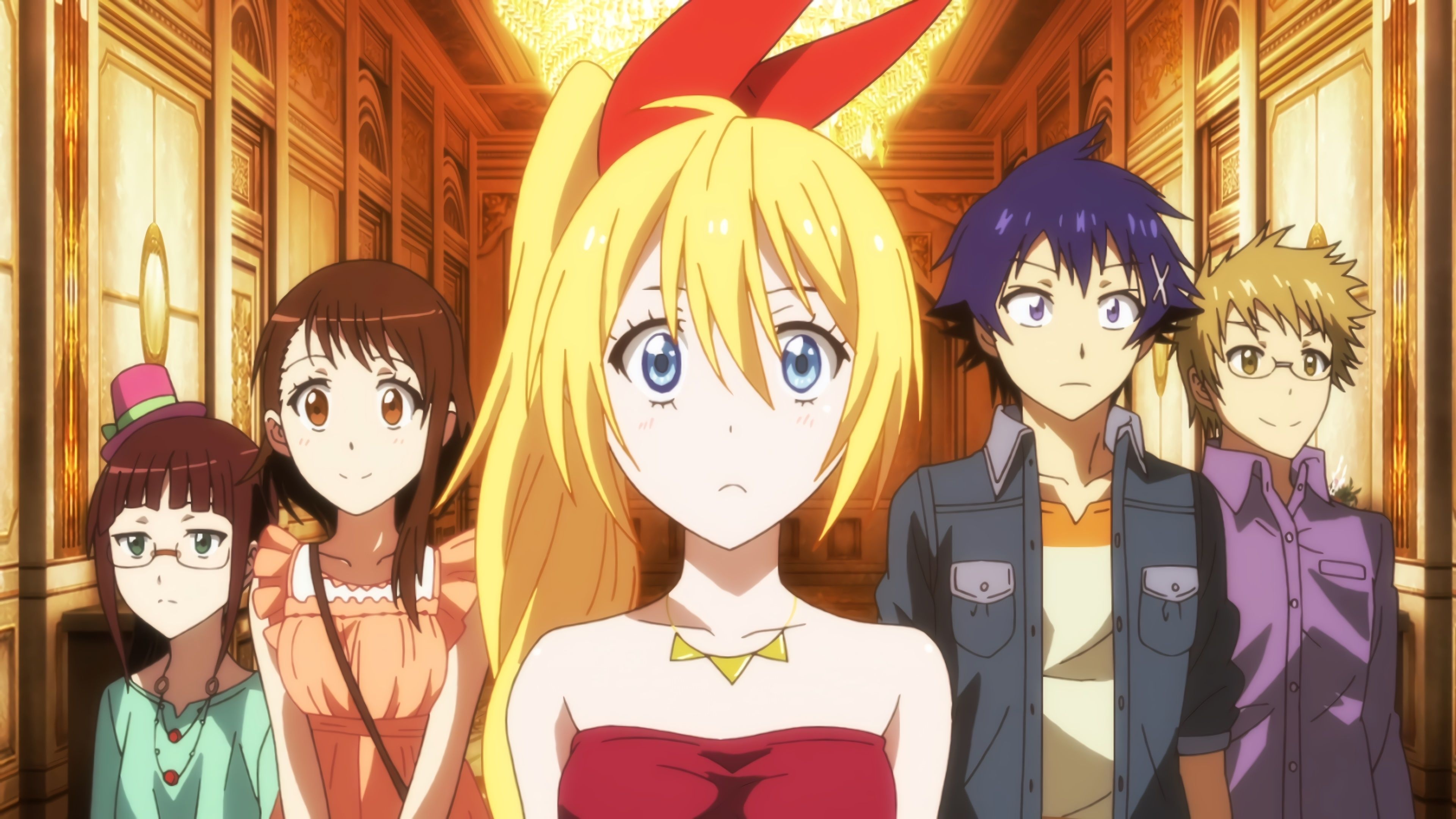 Nisekoi: False Love, Chitoge Kirisaki, Anime adaptation, Heartwarming scenes, 3840x2160 4K Desktop