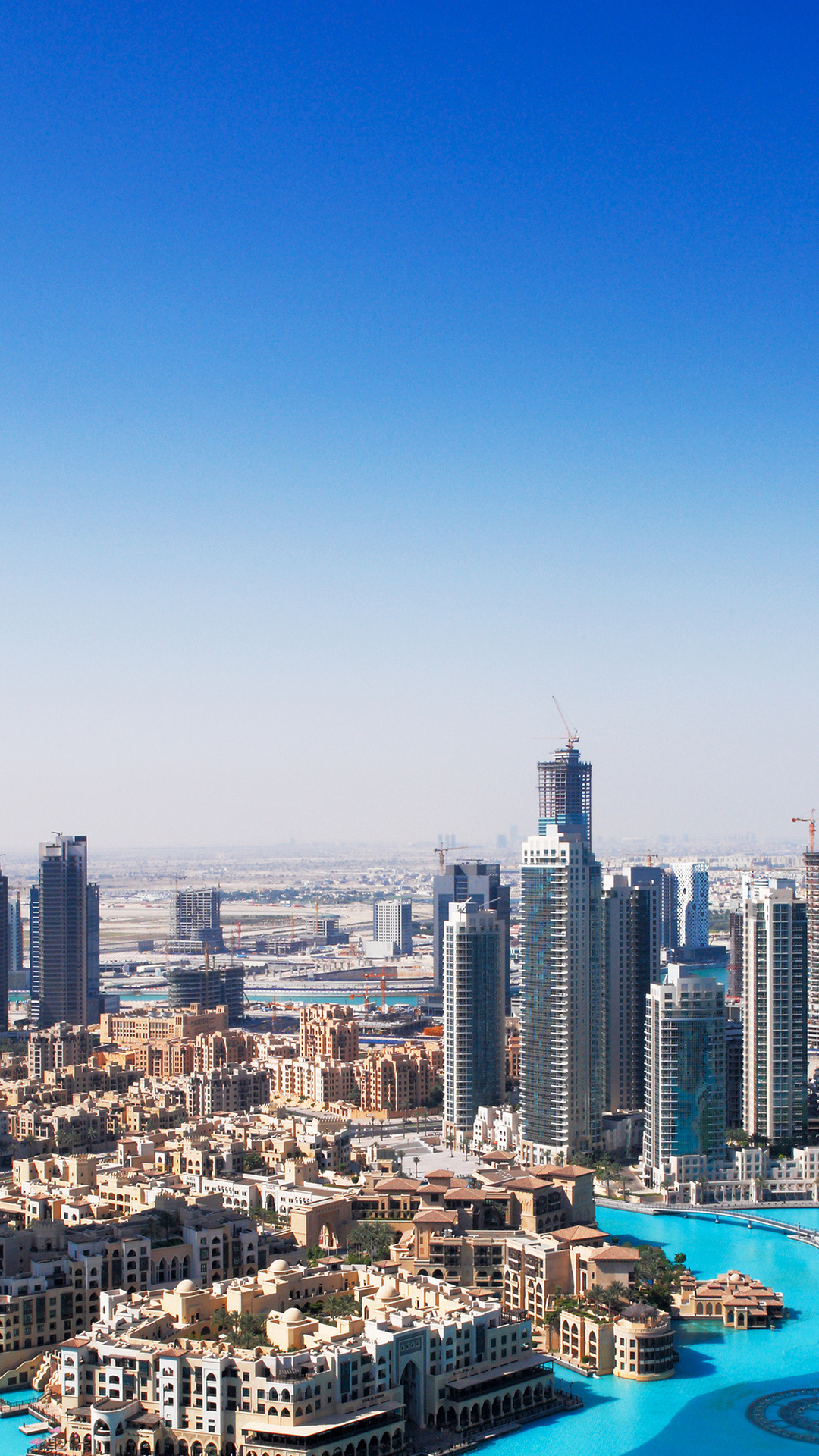 Dubai Skyline, 4K Ultra HD Wallpaper, City Wallpaper, NYC, 1080x1920 Full HD Phone