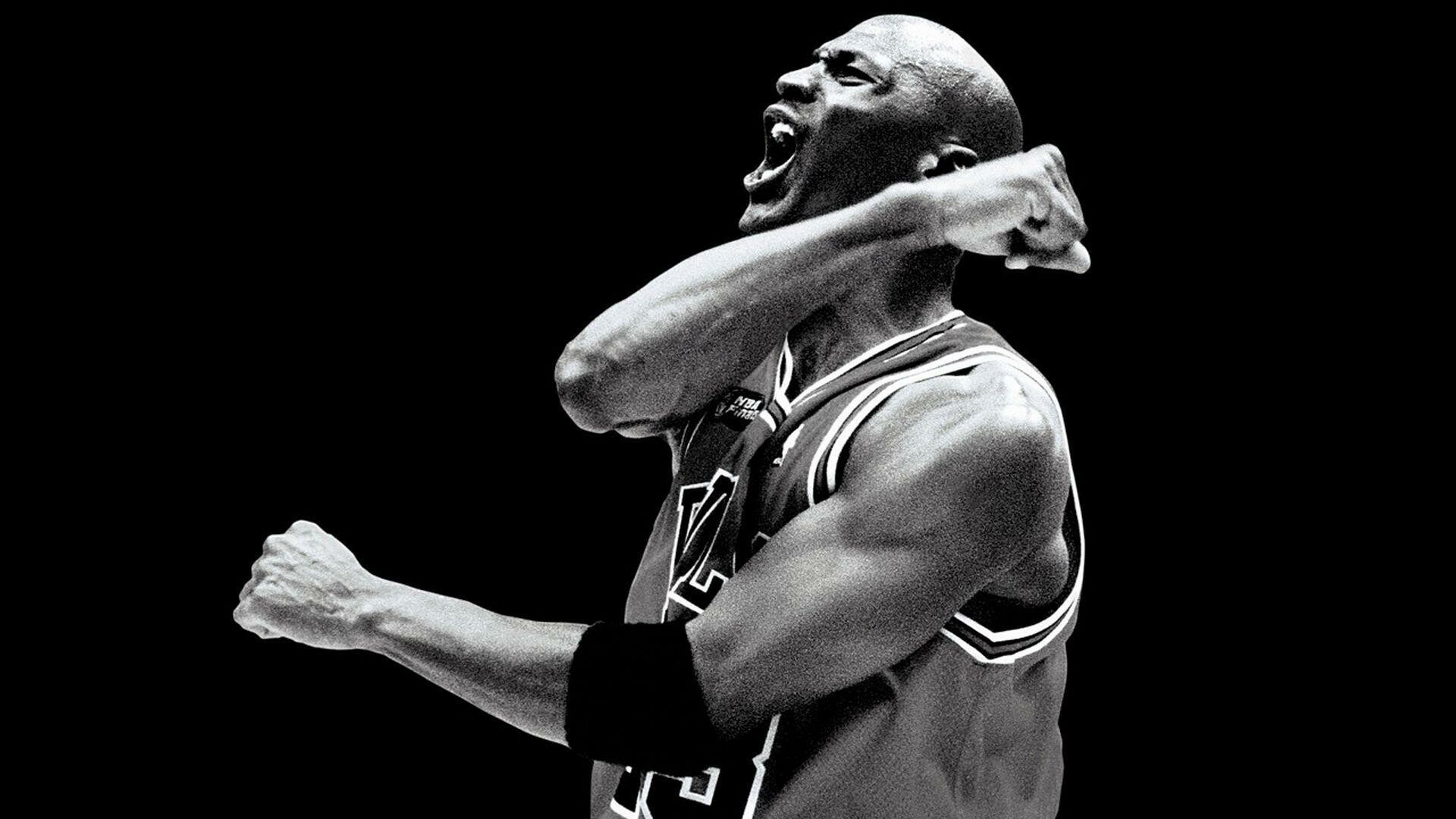 Michael Jordan: The only player to start all eight games in the 1992 Olympics. 1920x1080 Full HD Background.