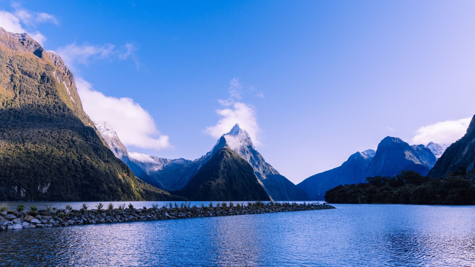 Fiordland National Park, Serene lake, Spectacular nature, HD wallpaper, 1920x1080 Full HD Desktop