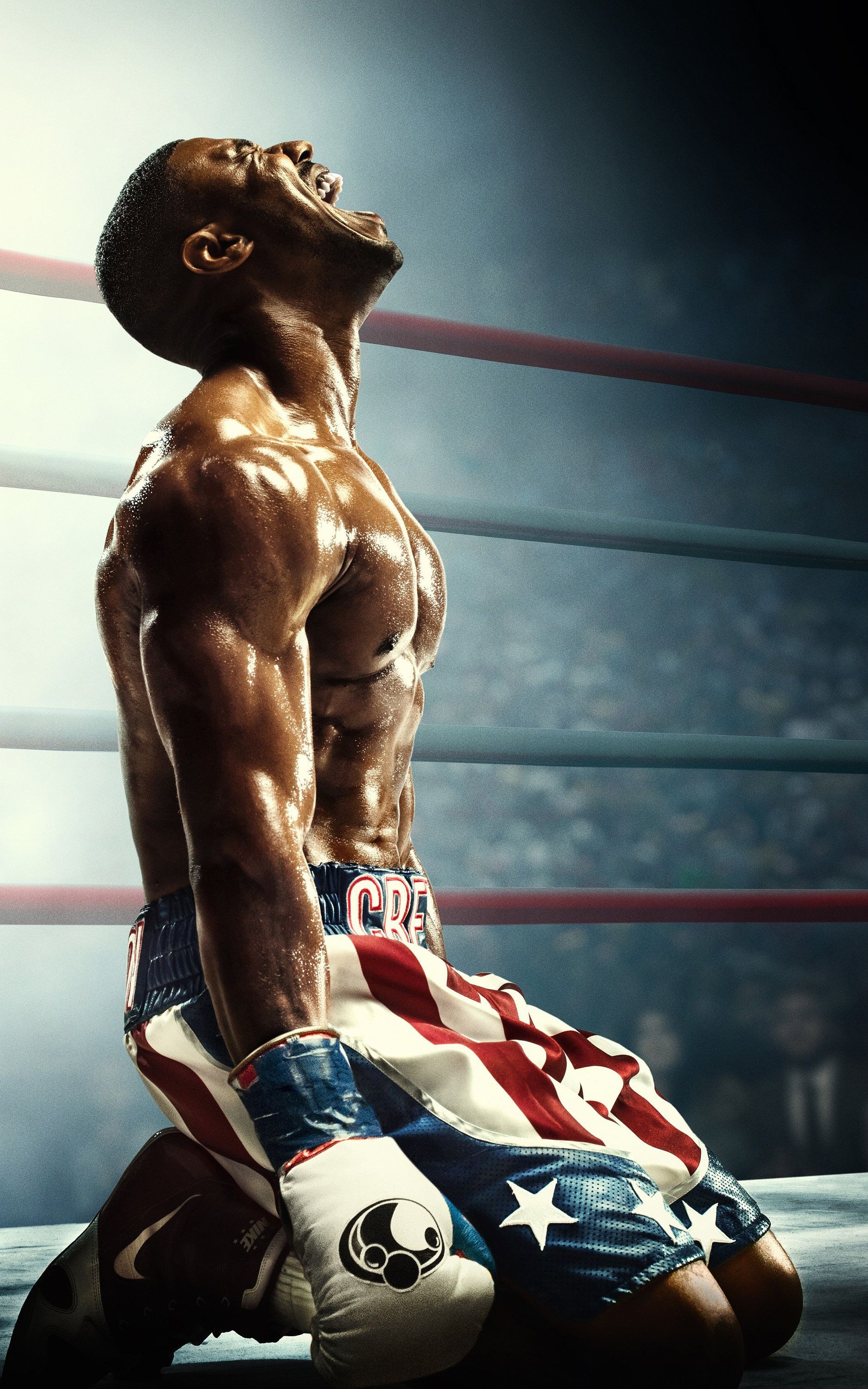Creed movie, Boxing matches, Fighter's journey, Intense action, 1880x3000 HD Phone