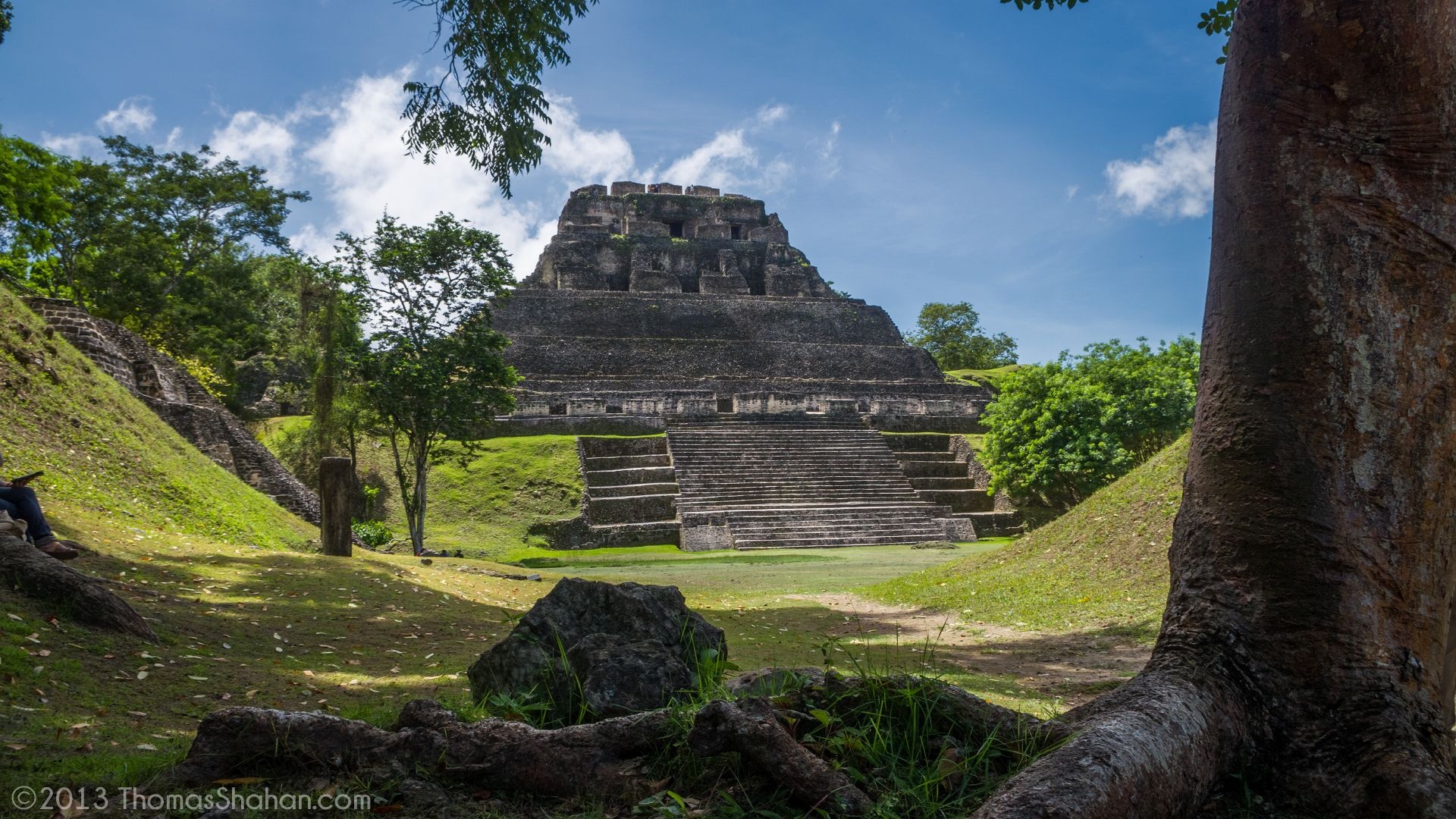 Maya-Ruinen in Belize, 1920x1080 Full HD Desktop