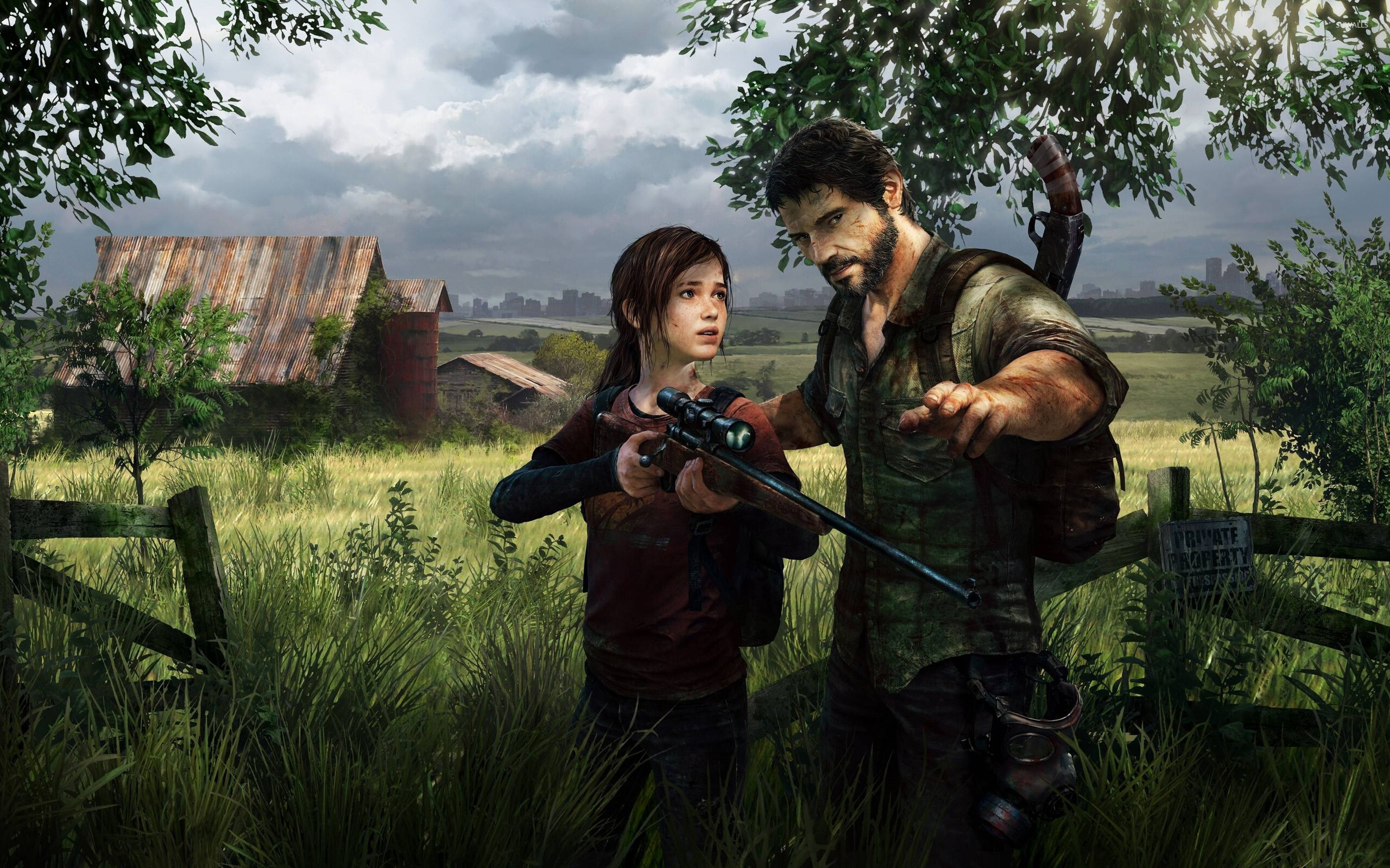 The Last of Us: The player can use firearms, improvised weapons, and stealth to defend against hostile humans and cannibalistic creatures infected by a mutated strain of the Cordyceps fungus. 2560x1600 HD Background.