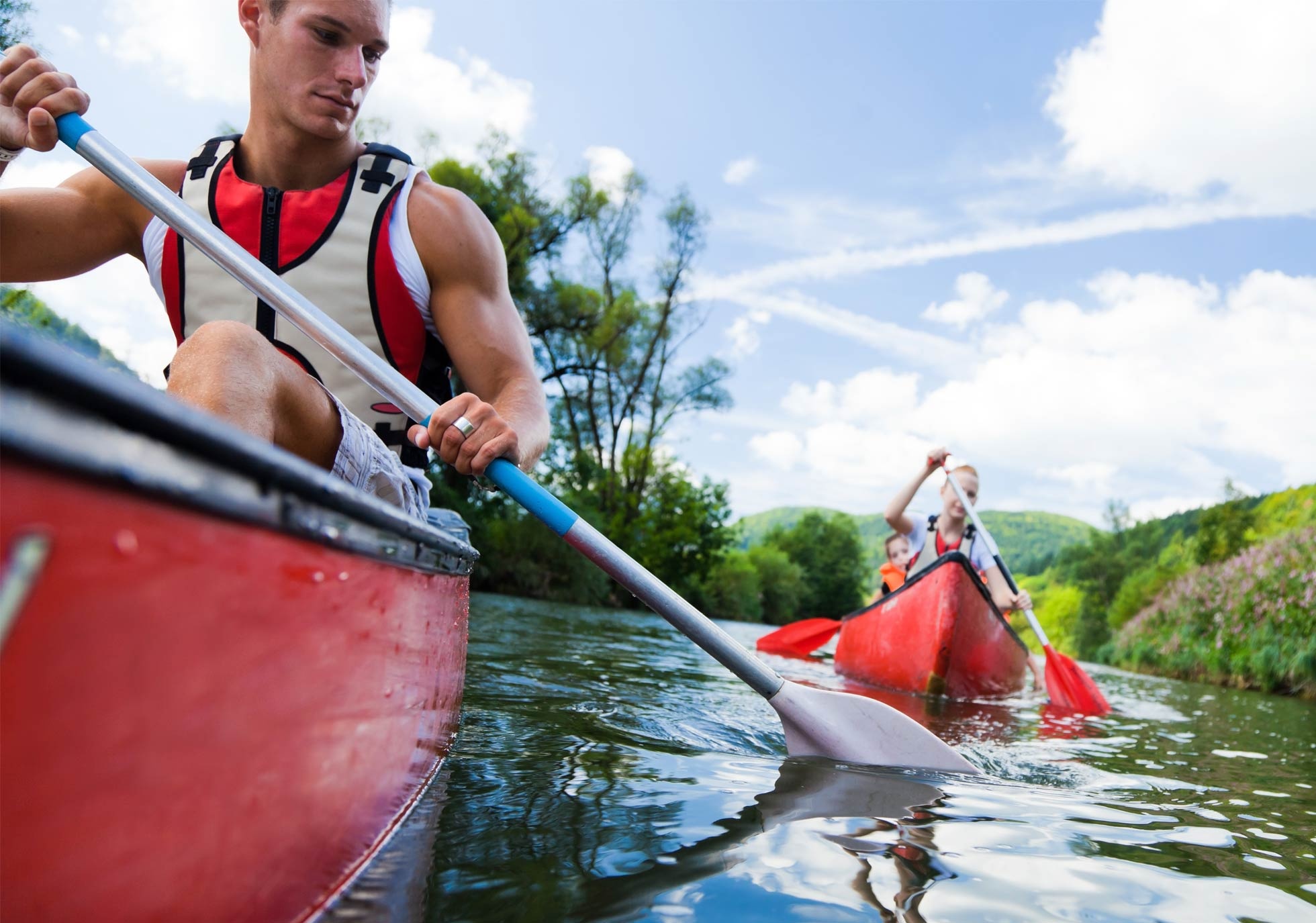 Canoeing: An official Olympic sport and a recreational outdoor activity. 1960x1380 HD Wallpaper.