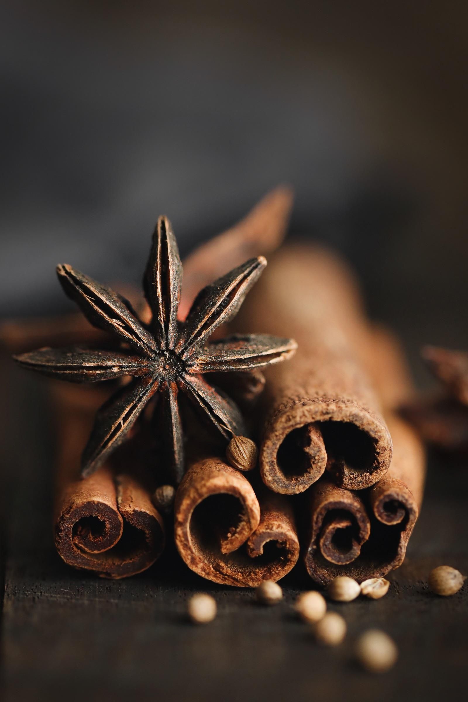 Pho spices, Fragrant star anise, Aromatic cinnamon, Tasty coriander, 1600x2400 HD Phone