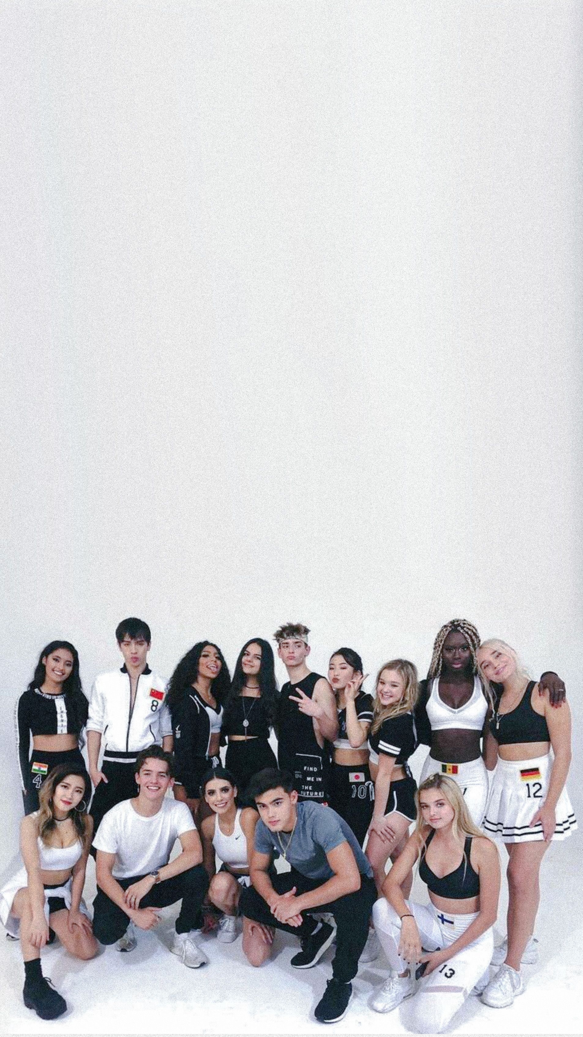 Now United (Pop Group): 14 members, International global pop music group, Formed in Los Angeles, 2017, First single "Summer in the City” release. 1910x3390 HD Background.