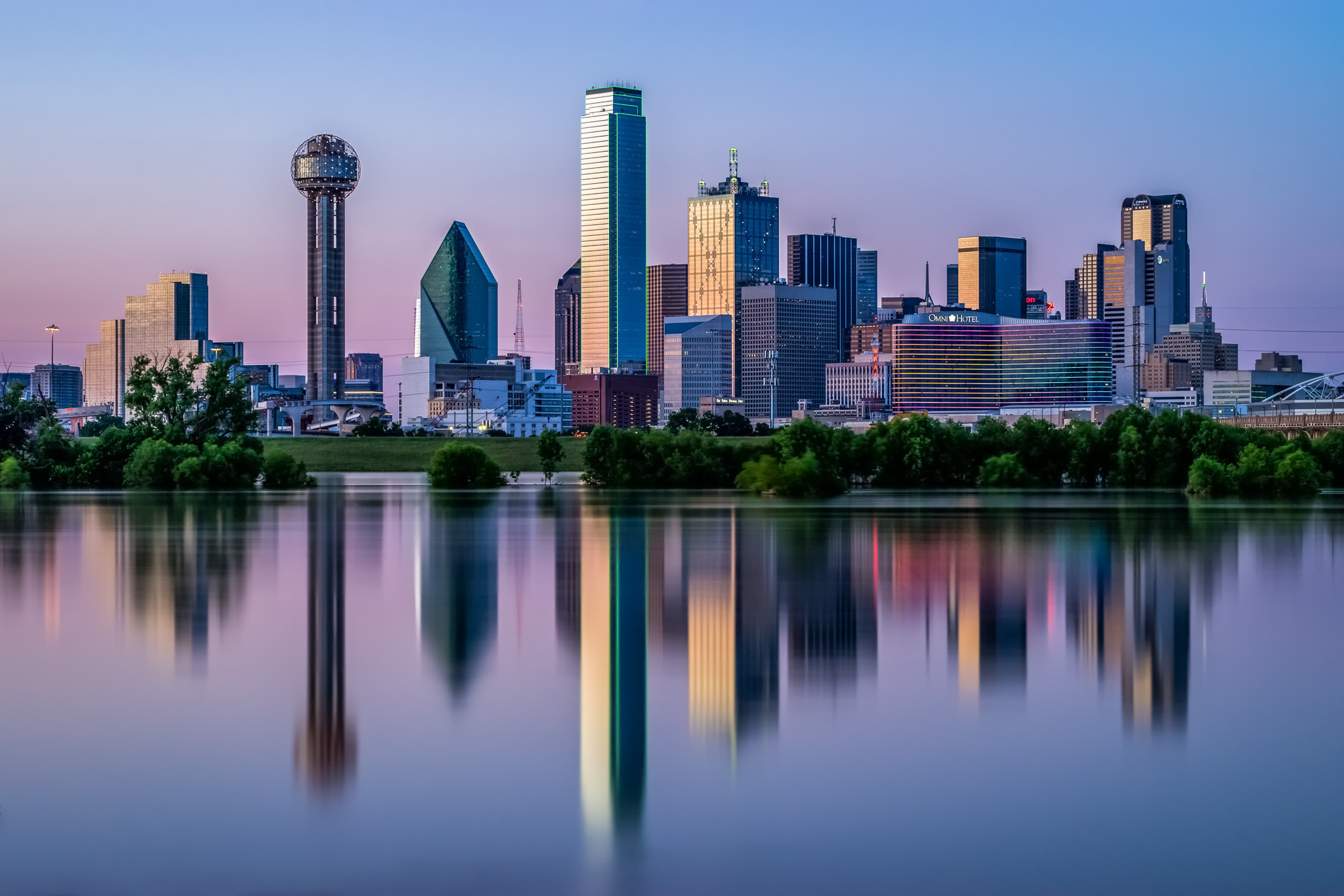 Dallas skyline, Long exposure, World wide, 1re Classe, 2050x1370 HD Desktop