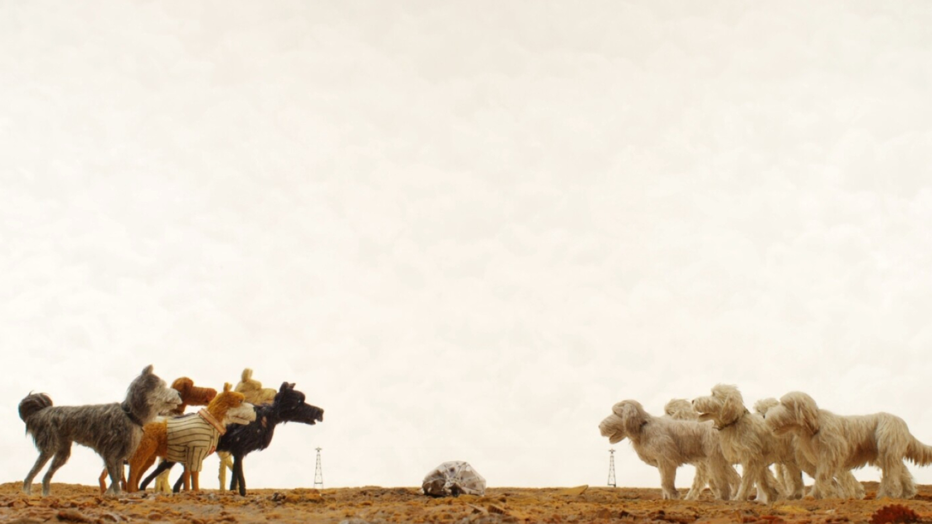 Isle of Dogs: A boy's odyssey in search of his dog, Produced, and directed by Wes Anderson. 1920x1080 Full HD Wallpaper.