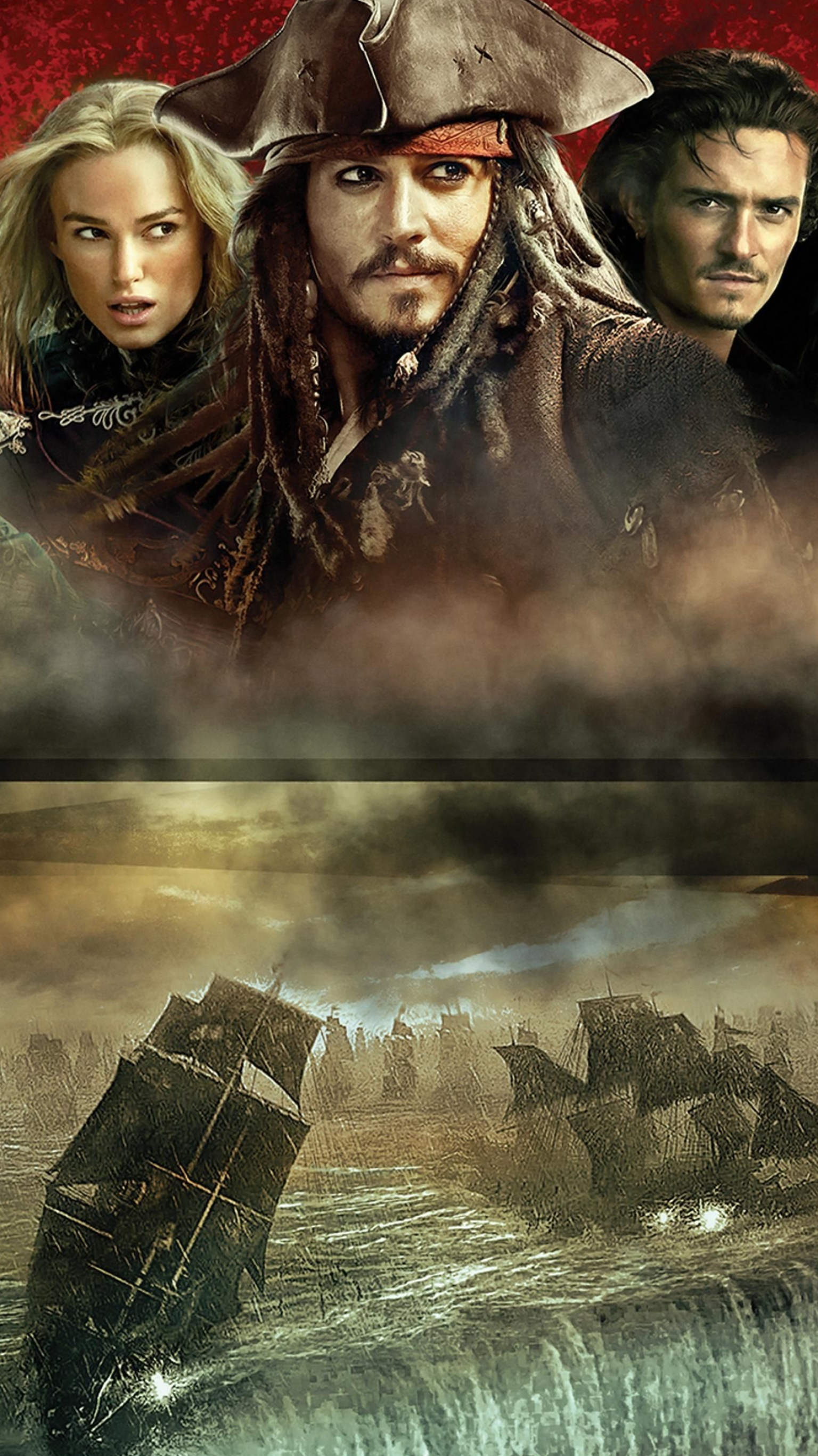 Pirates of the Caribbean, At World's End, Phone wallpaper, Moviemania, 1540x2740 HD Phone