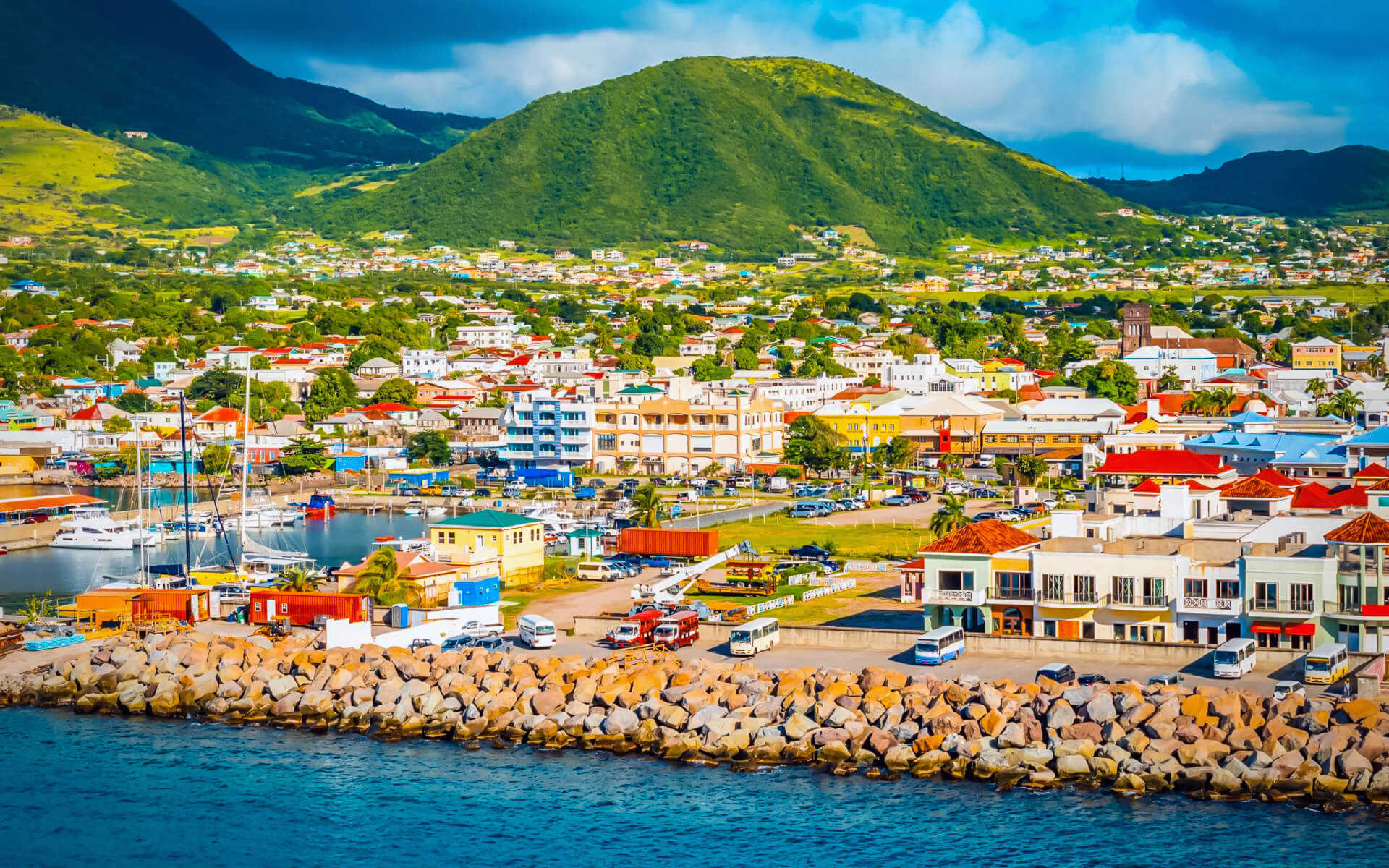 Reiseziele in St Kitts und Nevis, Basseterre, Travel's helper, 1920x1200 HD Desktop