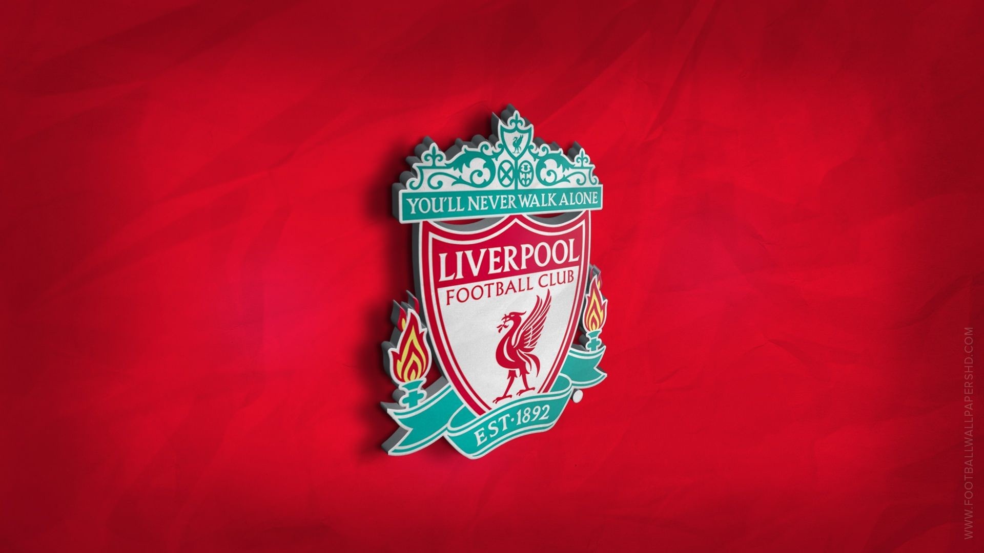 Liverpool Football Club: EPL, The club's anthem is “You'll Never Walk Alone”. 1920x1080 Full HD Wallpaper.