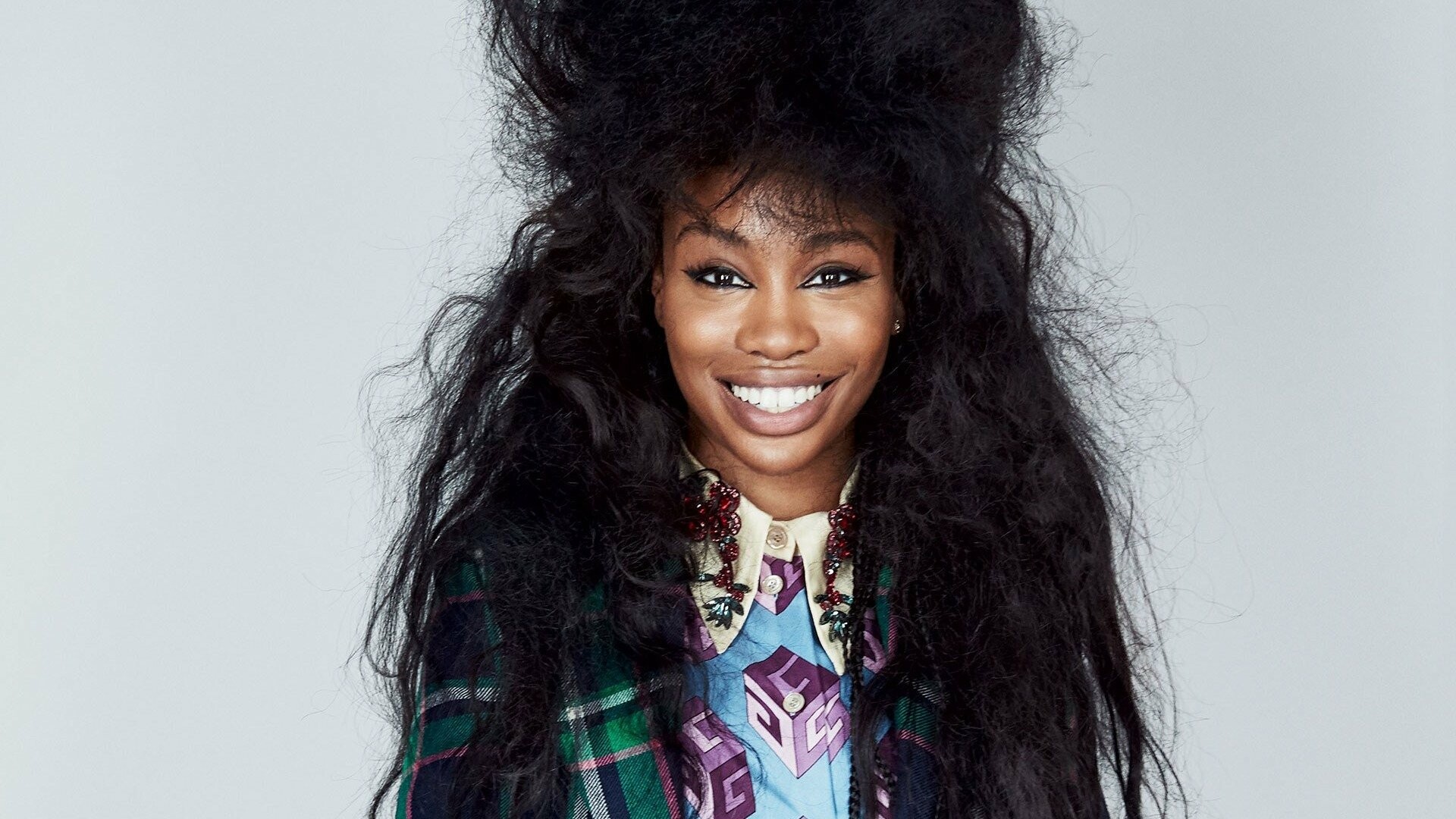SZA: An American singer-songwriter whose real name is Solana Imani Rowe. 1920x1080 Full HD Wallpaper.